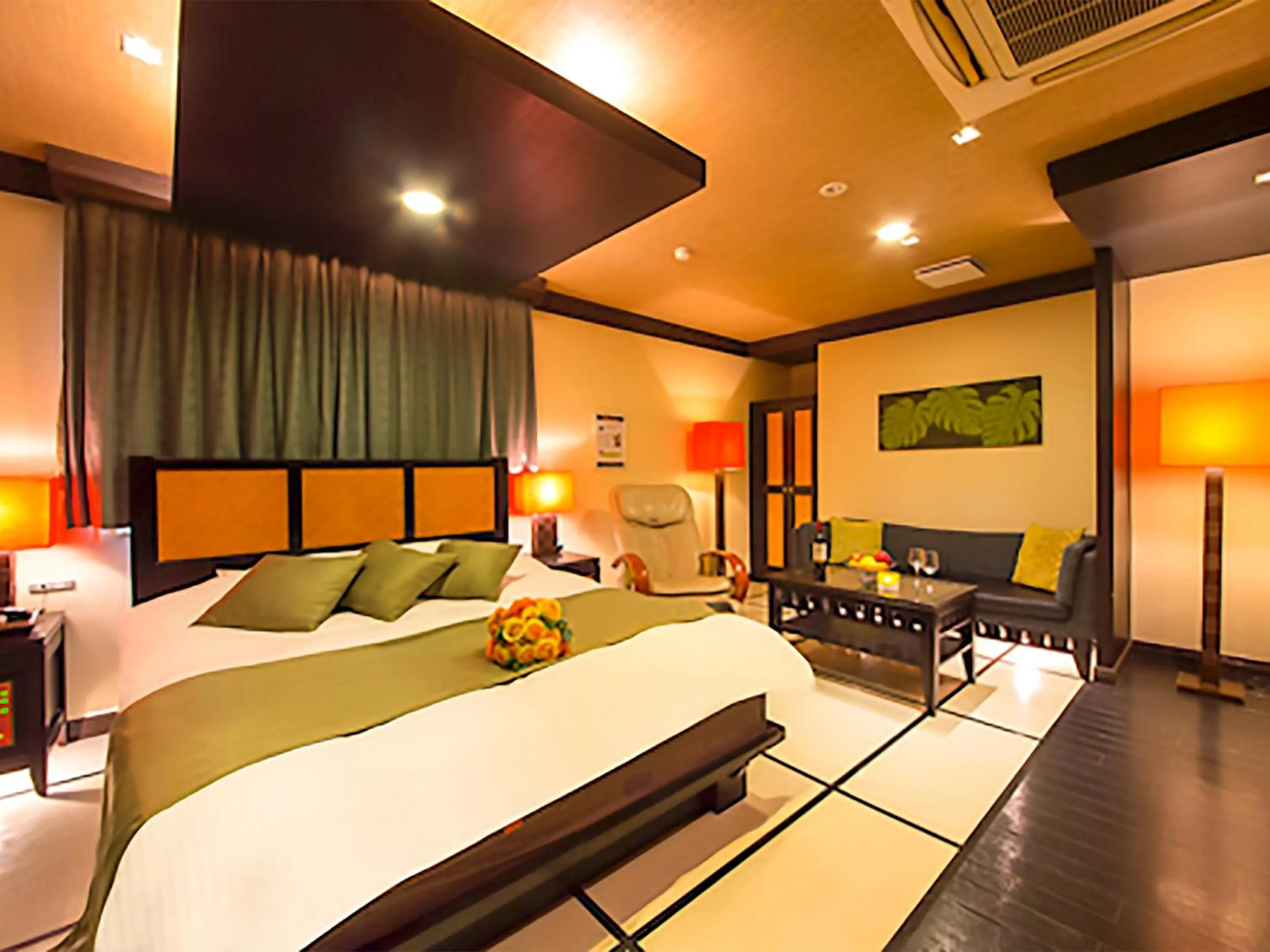 Photo of the whole room, Bed in Hotel GT Kansai International Airport - Adult Only Love Hotel -