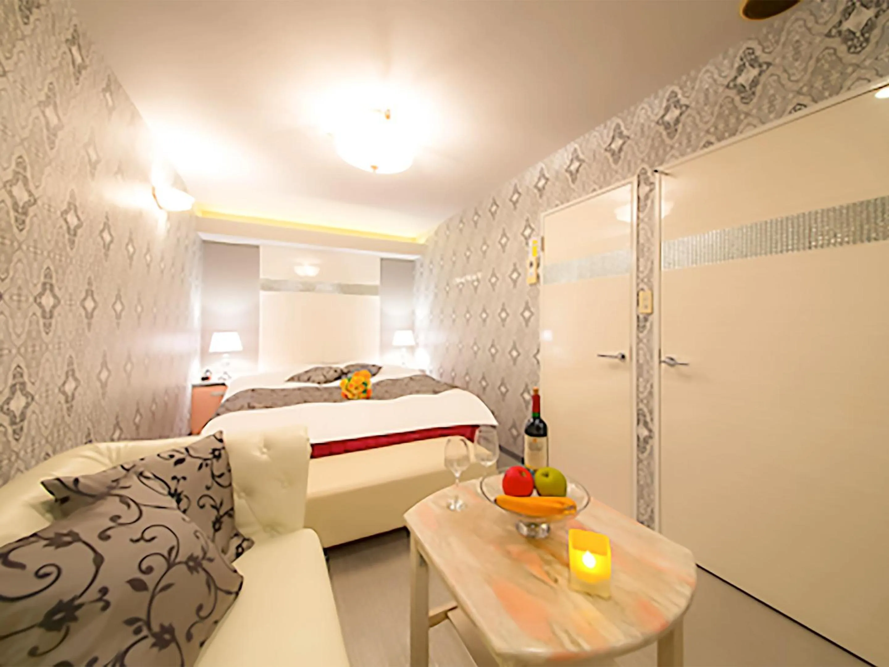 Photo of the whole room, Bed in Hotel GT Kansai International Airport - Adult Only Love Hotel -