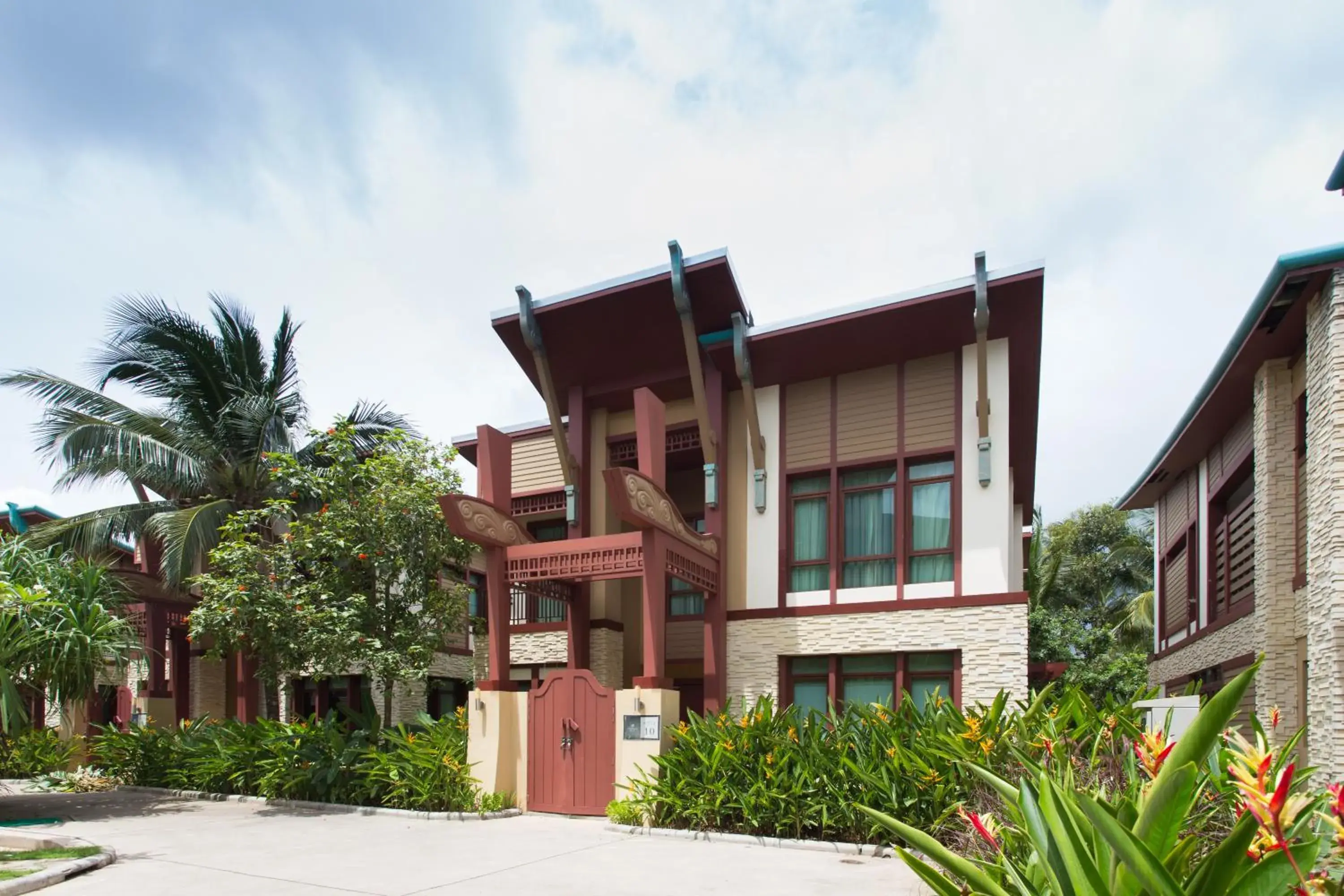 Facade/entrance in Amatapura Beachfront Villa 10 , SHA Certified Facade/entrance in Amatapura Beachfront Villa 10 , SHA Certified