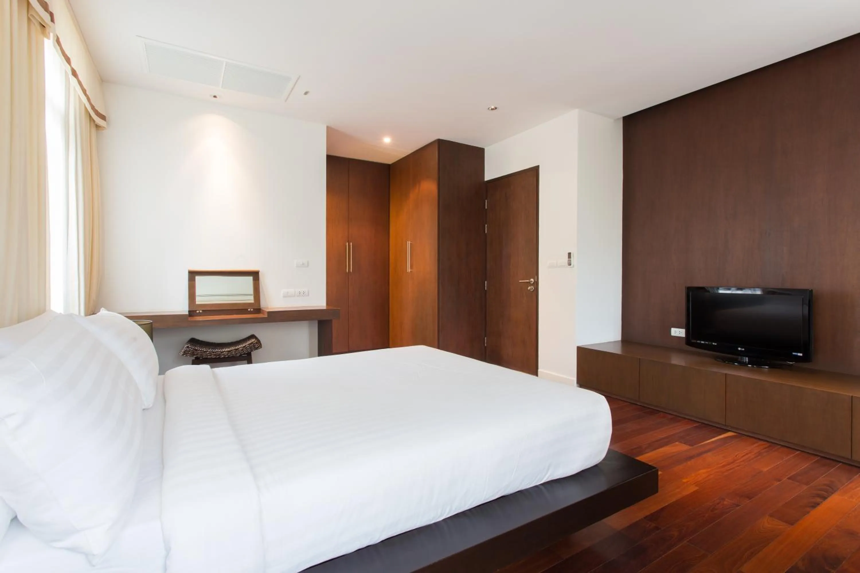 Bedroom, Bed in Amatapura Beachfront Villa 10 , SHA Certified