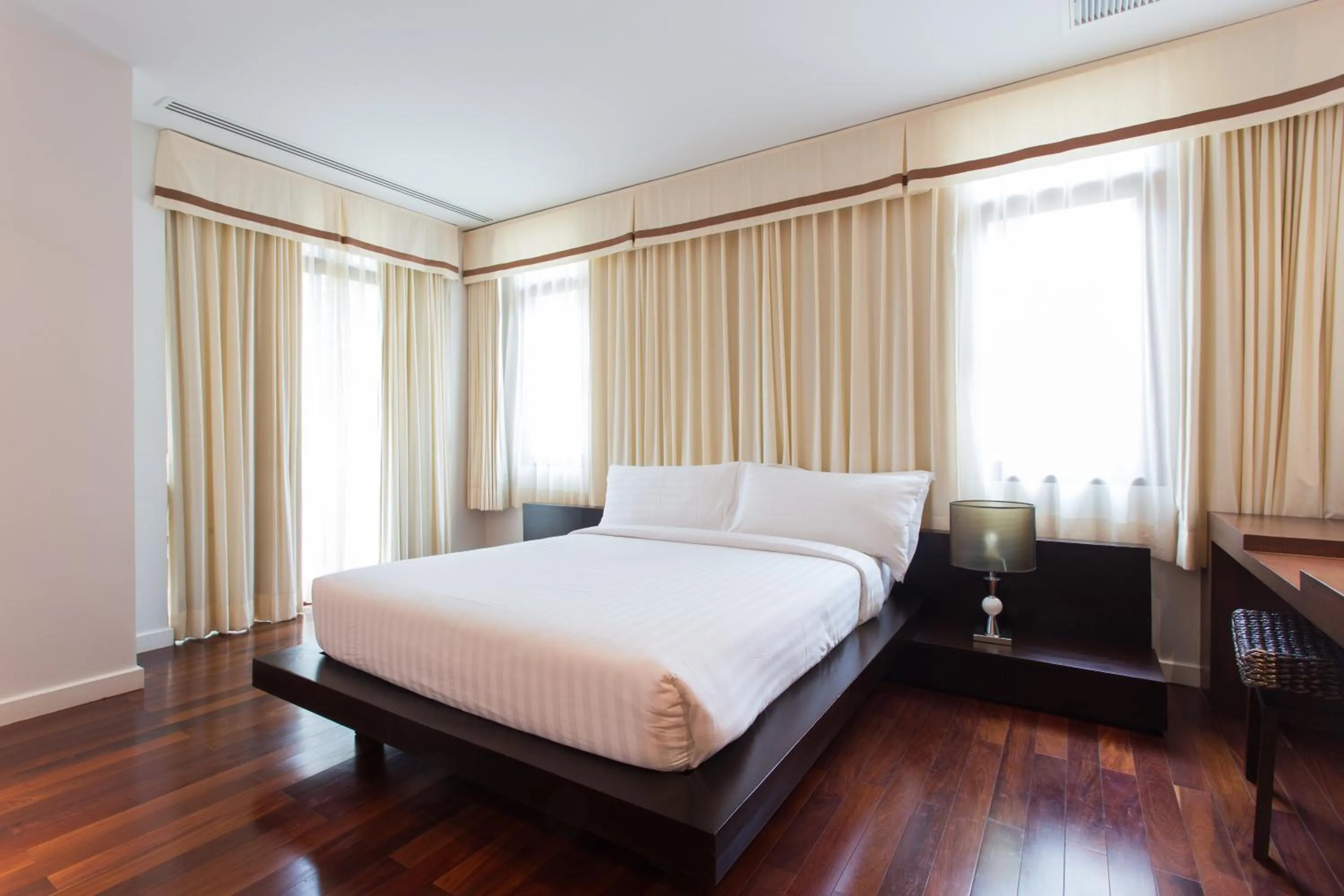 Bedroom, Bed in Amatapura Beachfront Villa 10 , SHA Certified