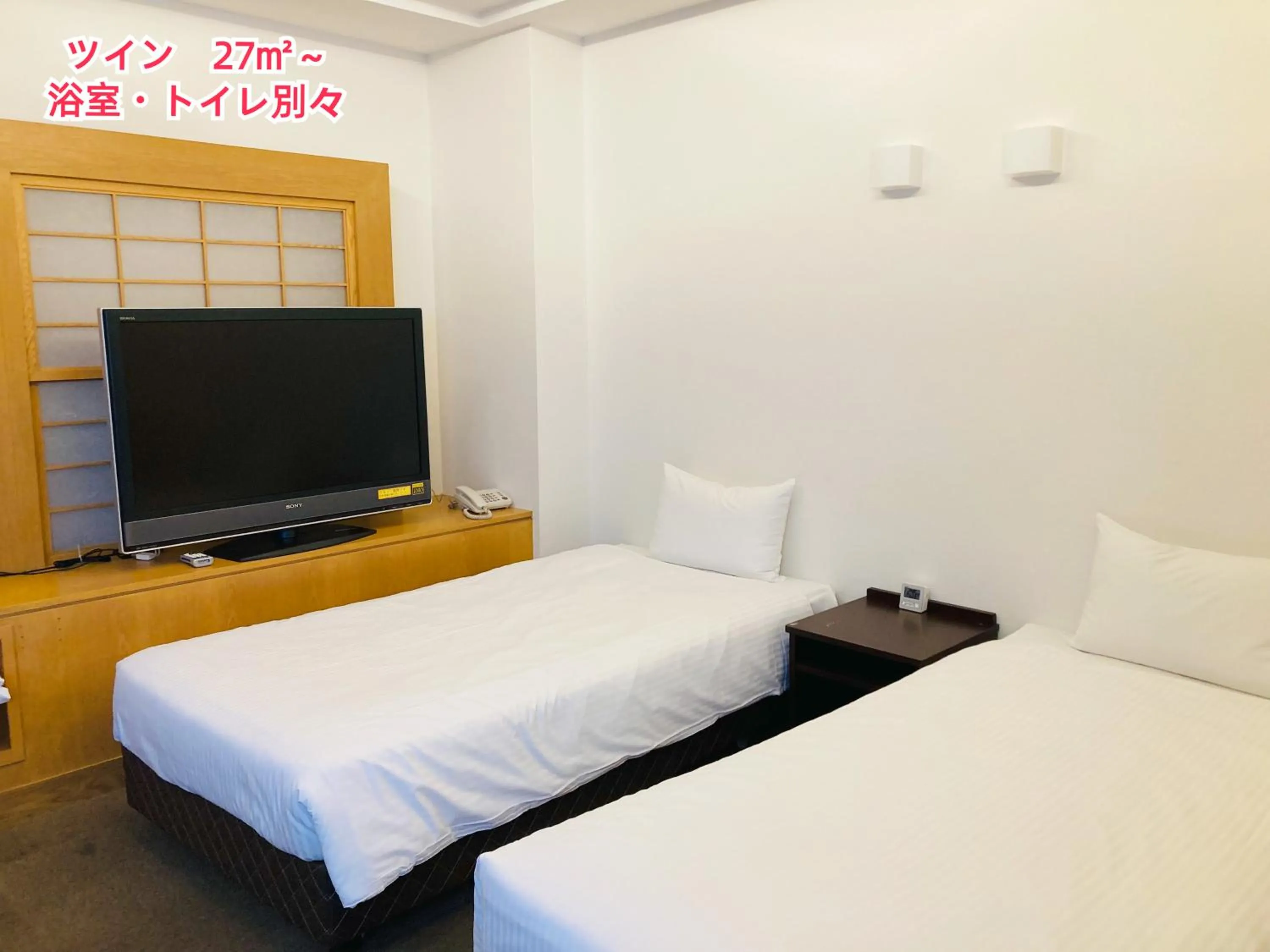 Photo of the whole room, Bed in Okinawa Hotel Precia