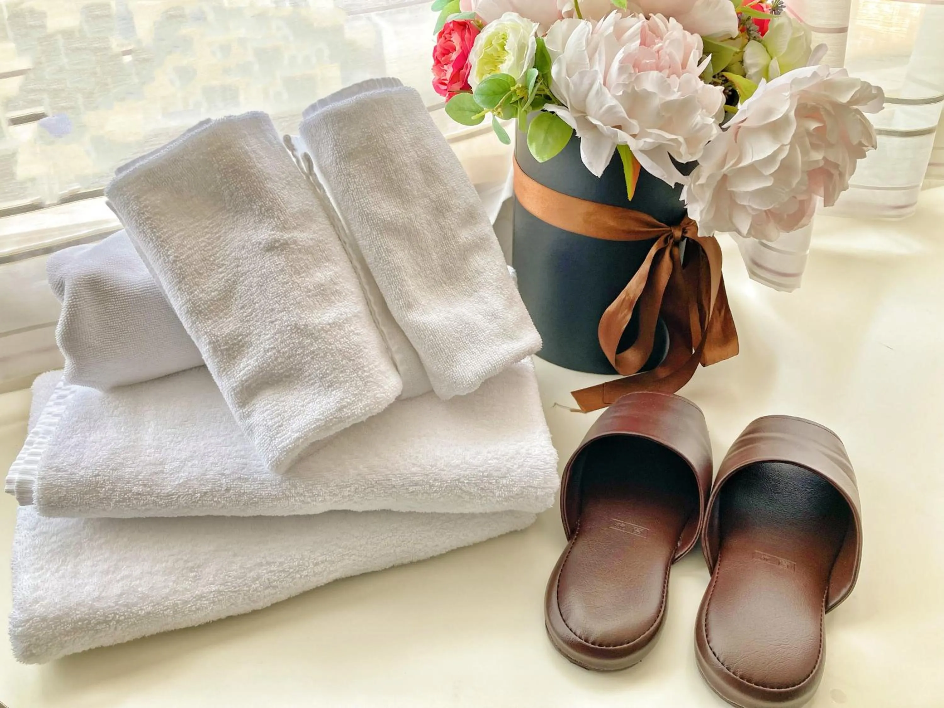 towels in Okinawa Hotel Precia