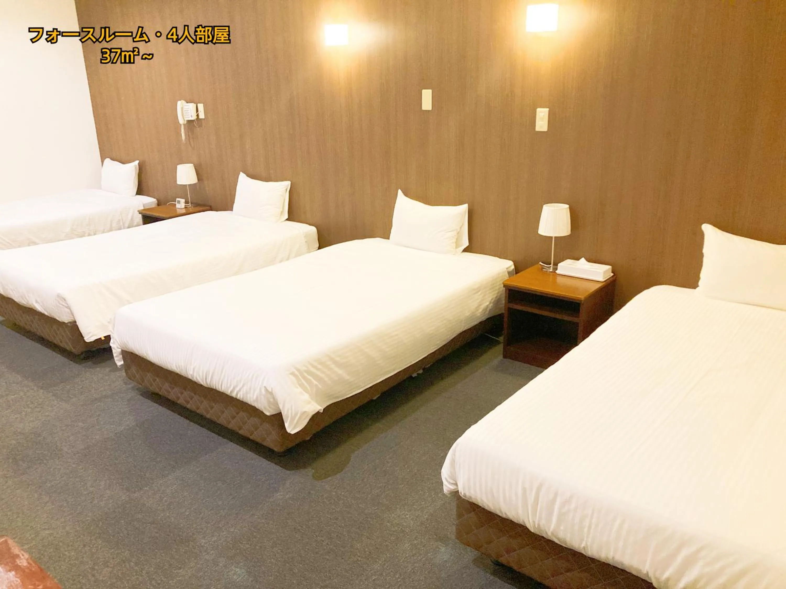 Photo of the whole room, Bed in Okinawa Hotel Precia