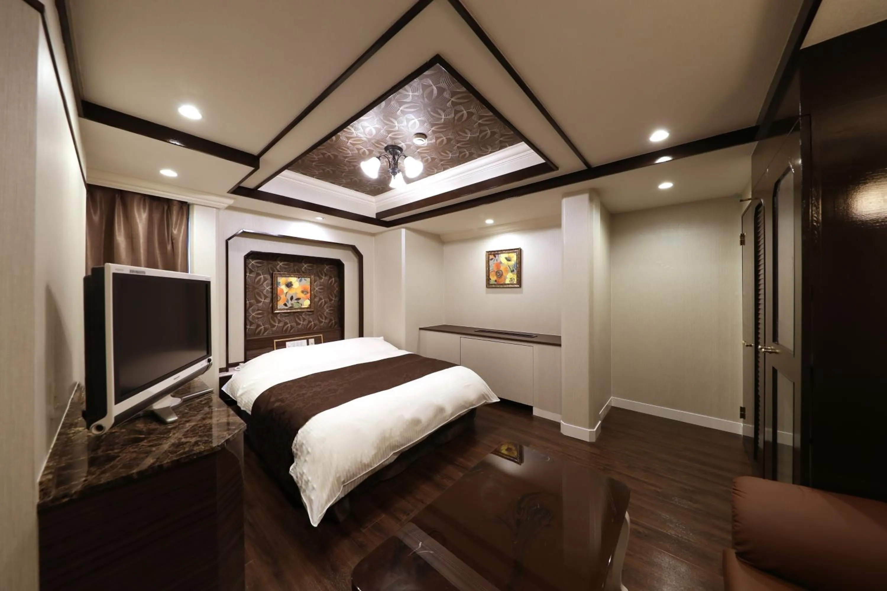 Bed in Hotel Fine Shiga Ritto