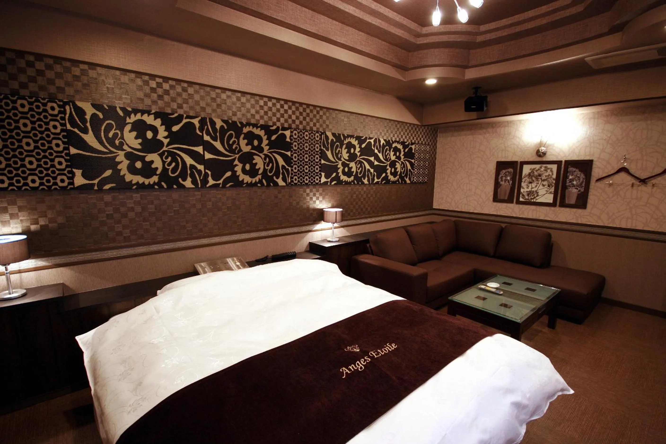 Bed in ホテル アンジュエトワール 堺 - Adult Only