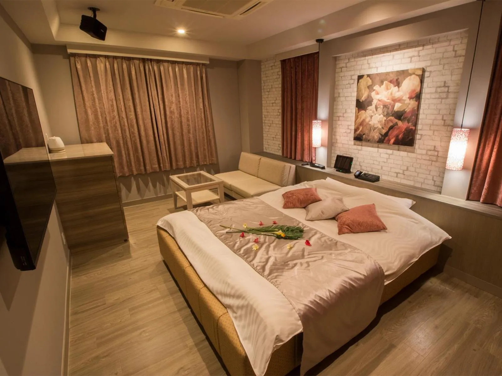 Bed in ホテル アンジュエトワール 堺 - Adult Only