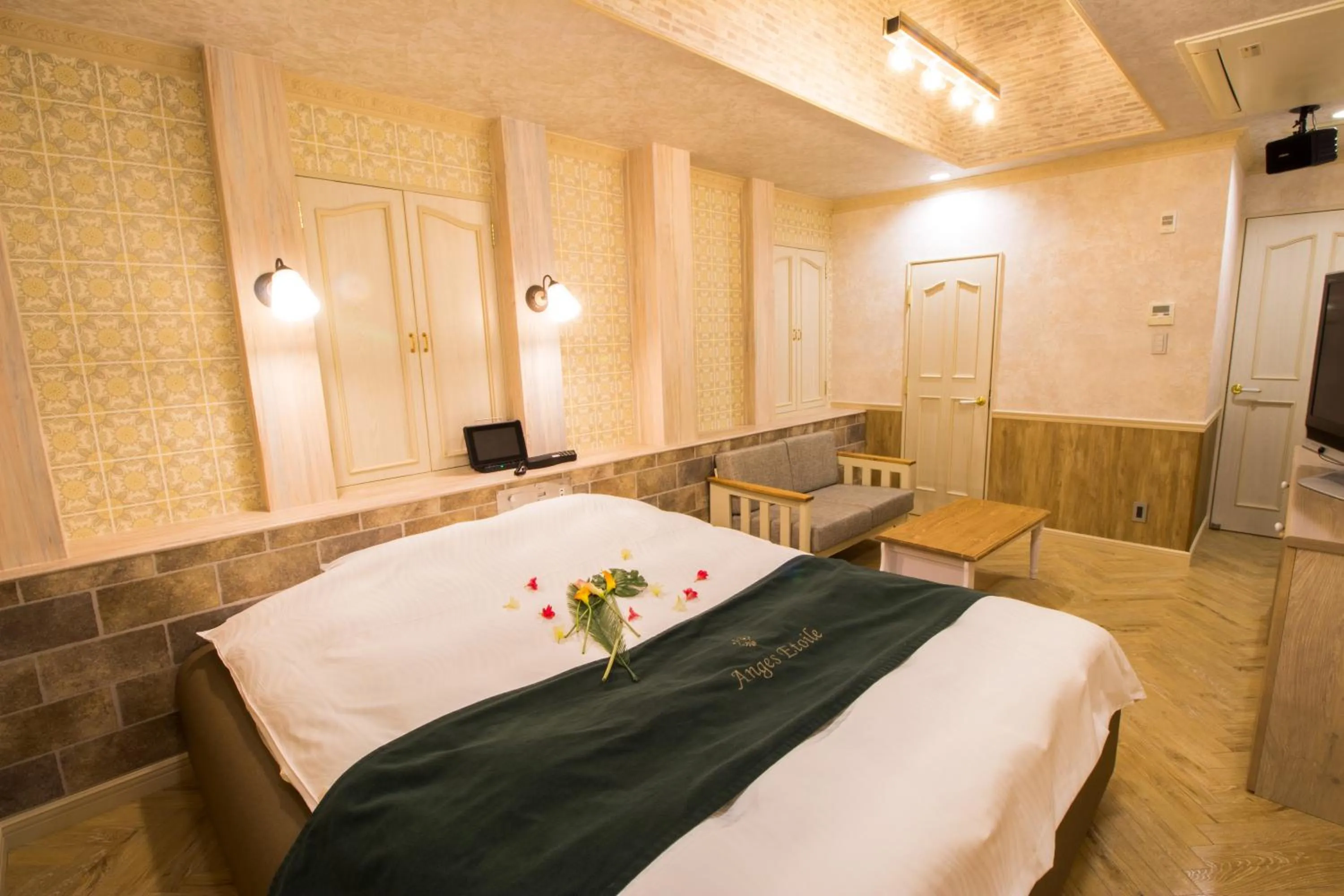 Bed in ホテル アンジュエトワール 堺 - Adult Only