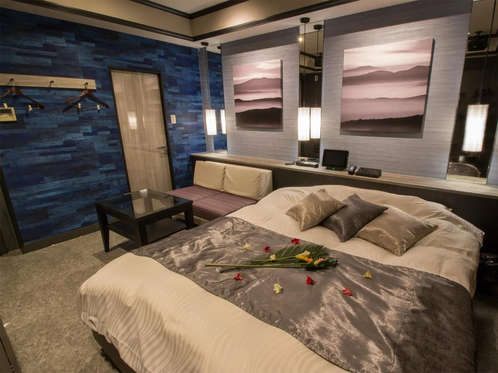 Bed in ホテル アンジュエトワール 堺 - Adult Only