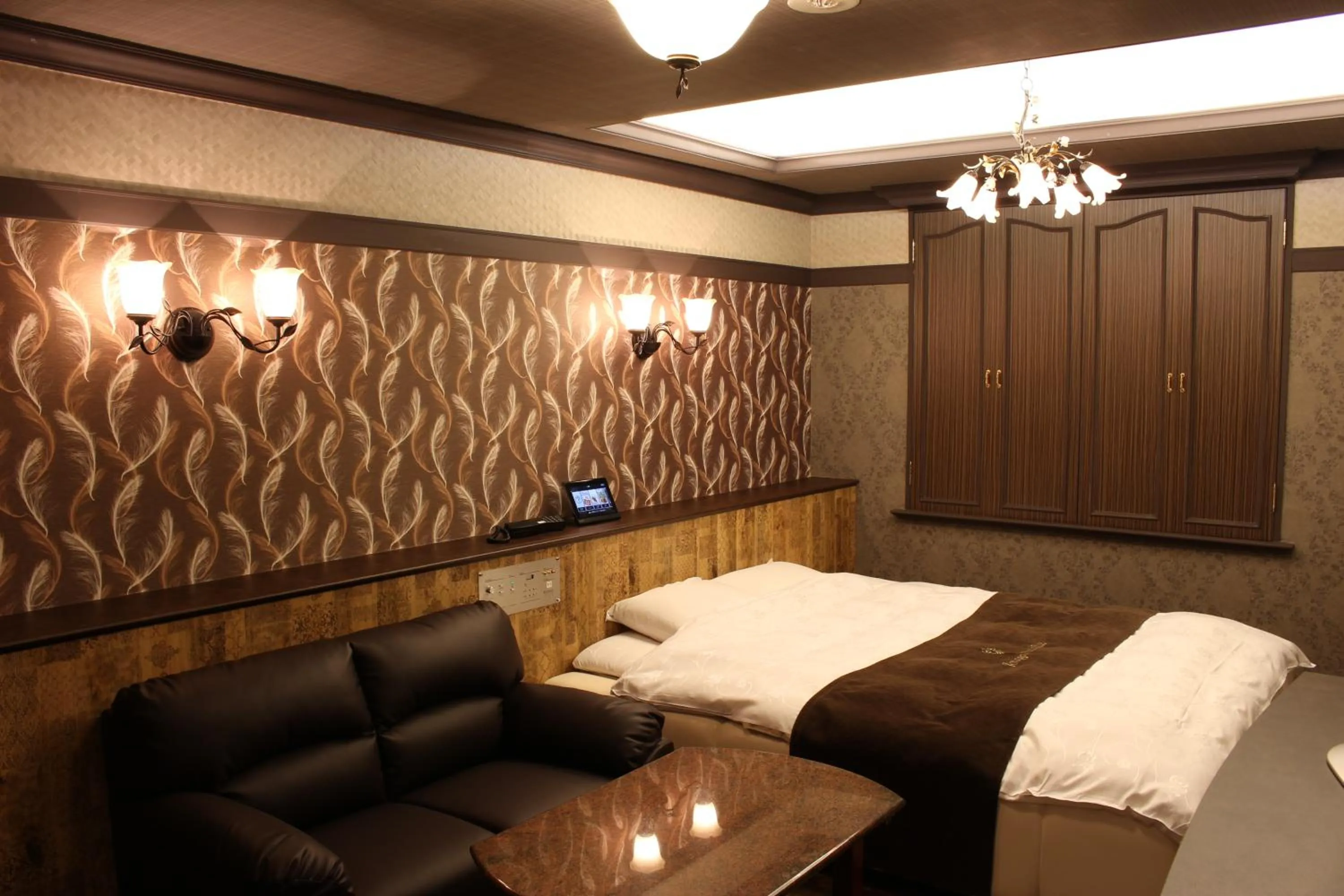 Bed in ホテル アンジュエトワール 堺 - Adult Only