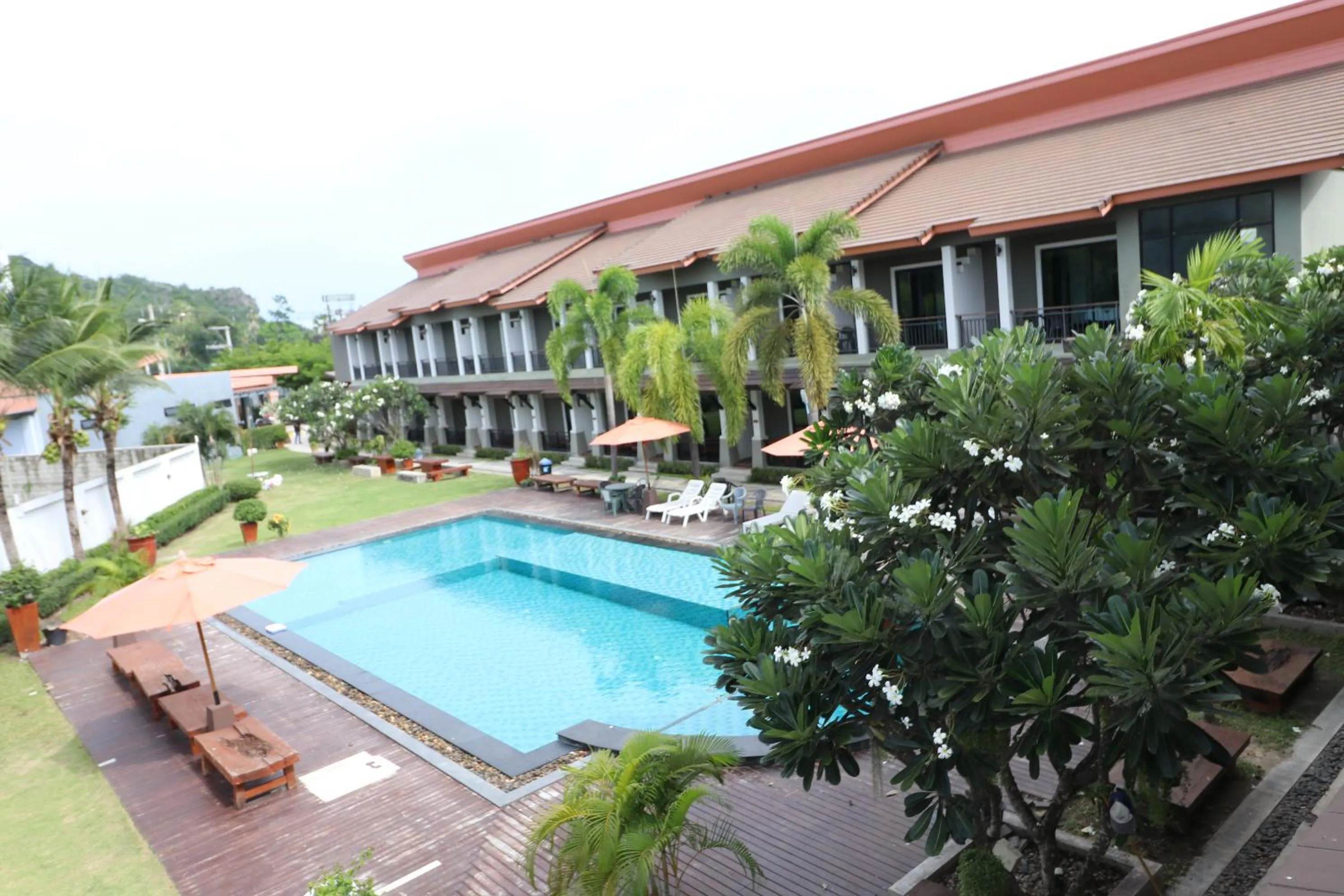 Swimming pool in P' Private Resort Cha Am