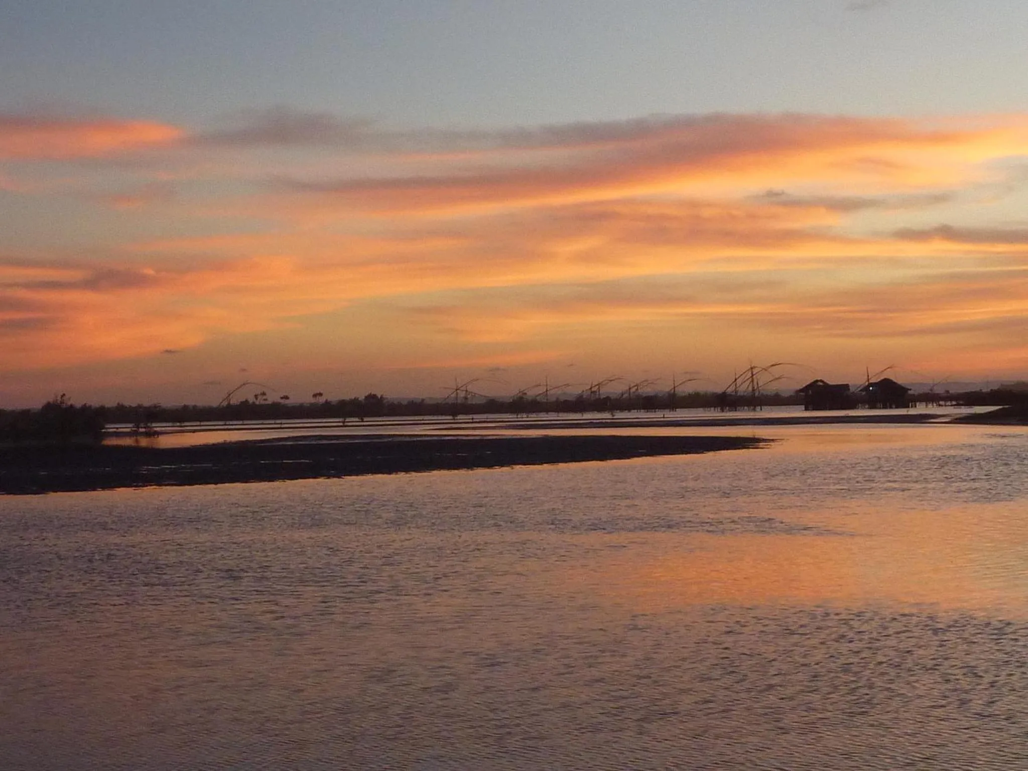 Natural landscape in Java Lagoon