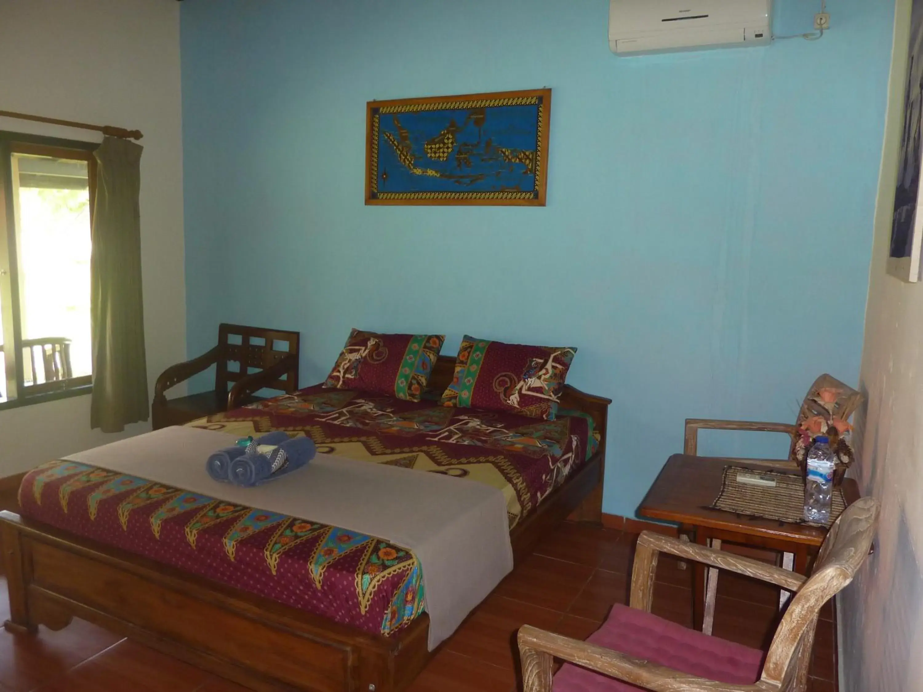 Bed in Java Lagoon Bed in Java Lagoon