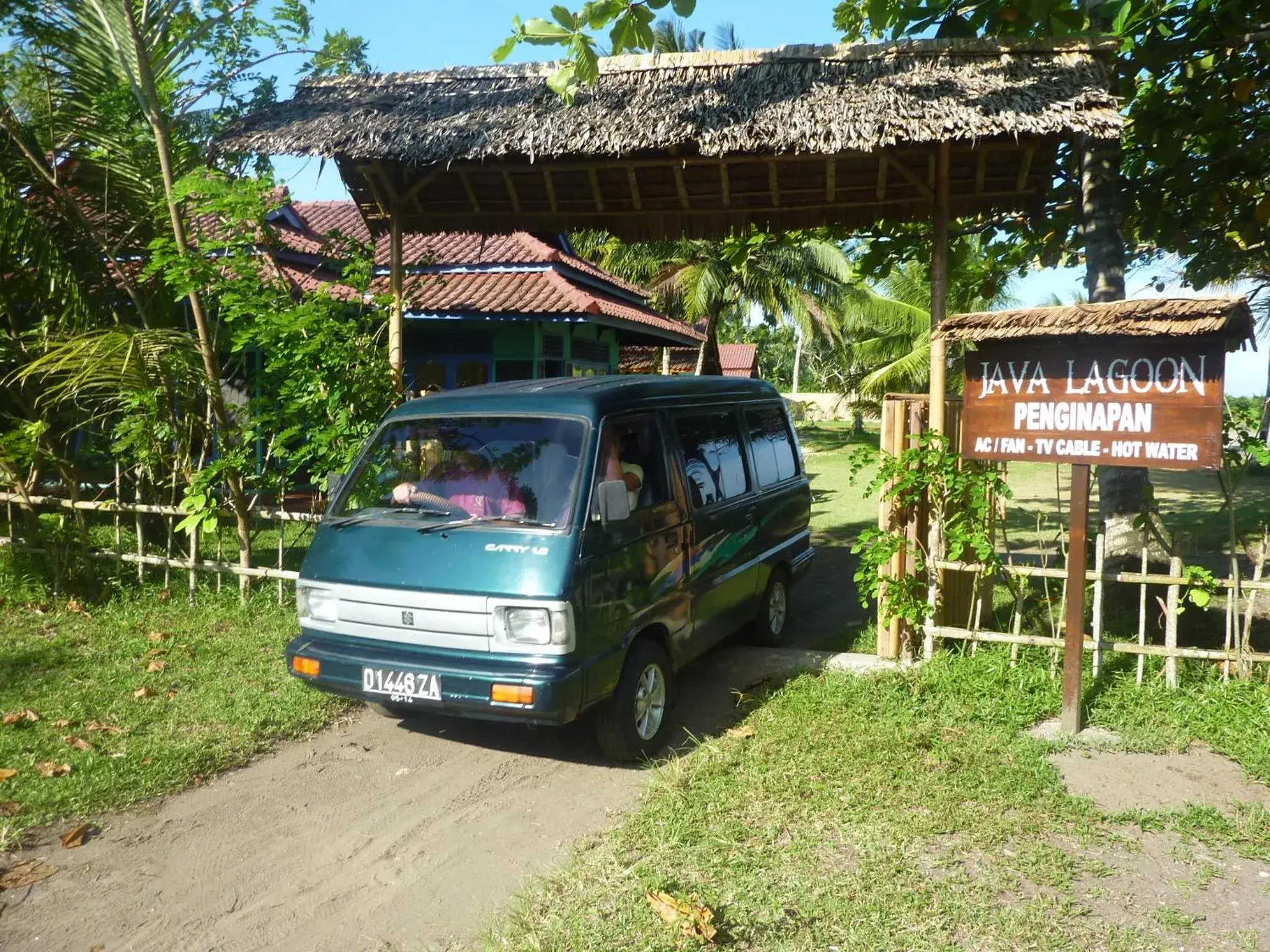 Facade/entrance in Java Lagoon Facade/entrance in Java Lagoon