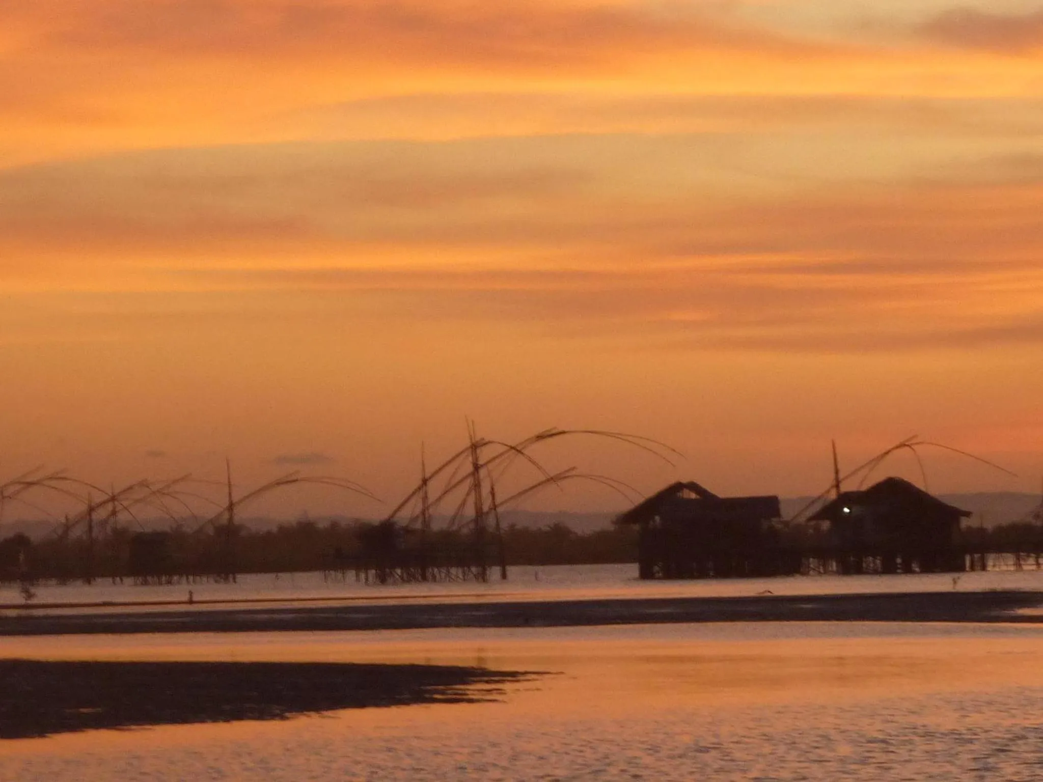 Natural landscape in Java Lagoon