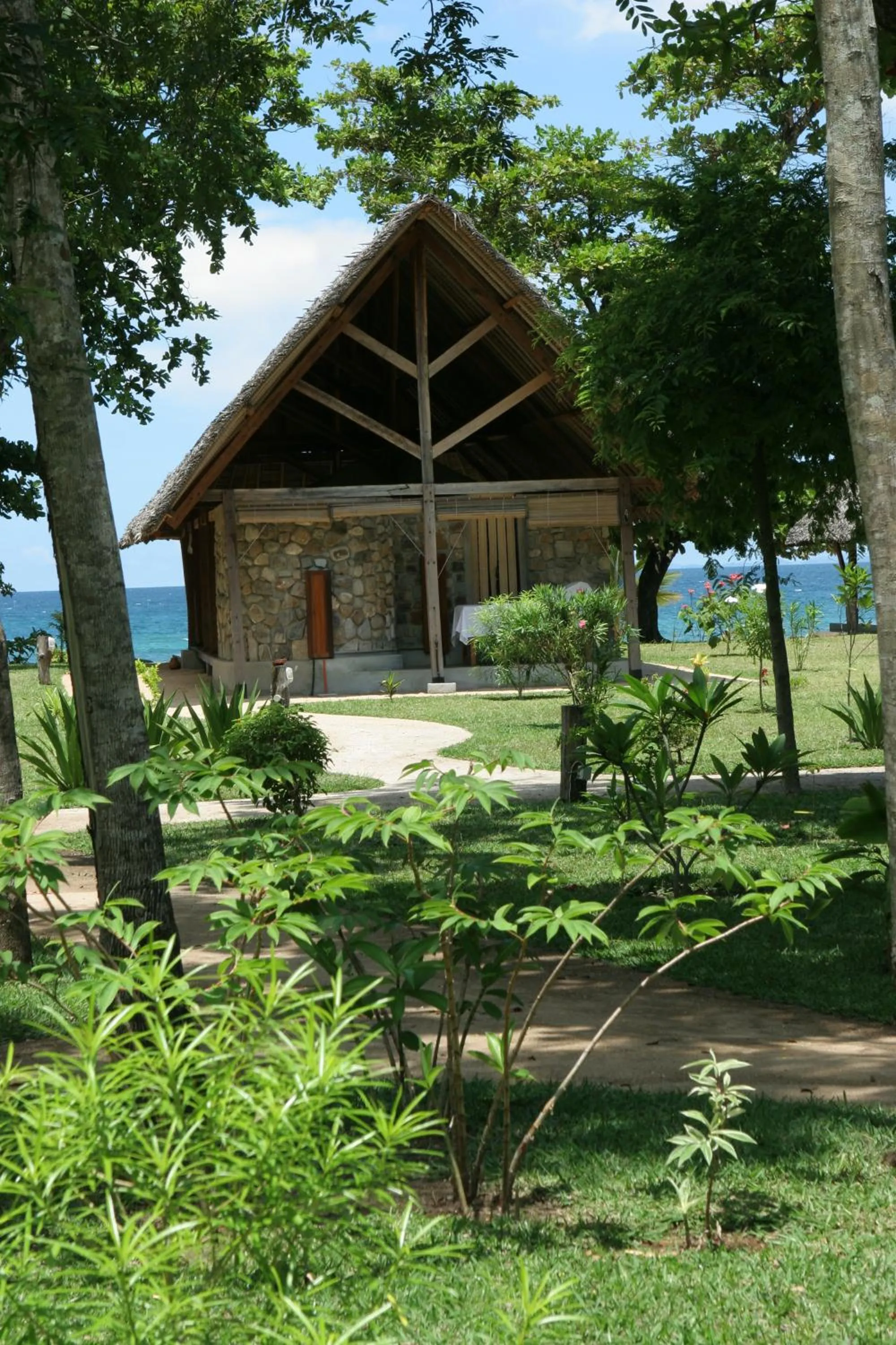 Garden view in Eden Lodge