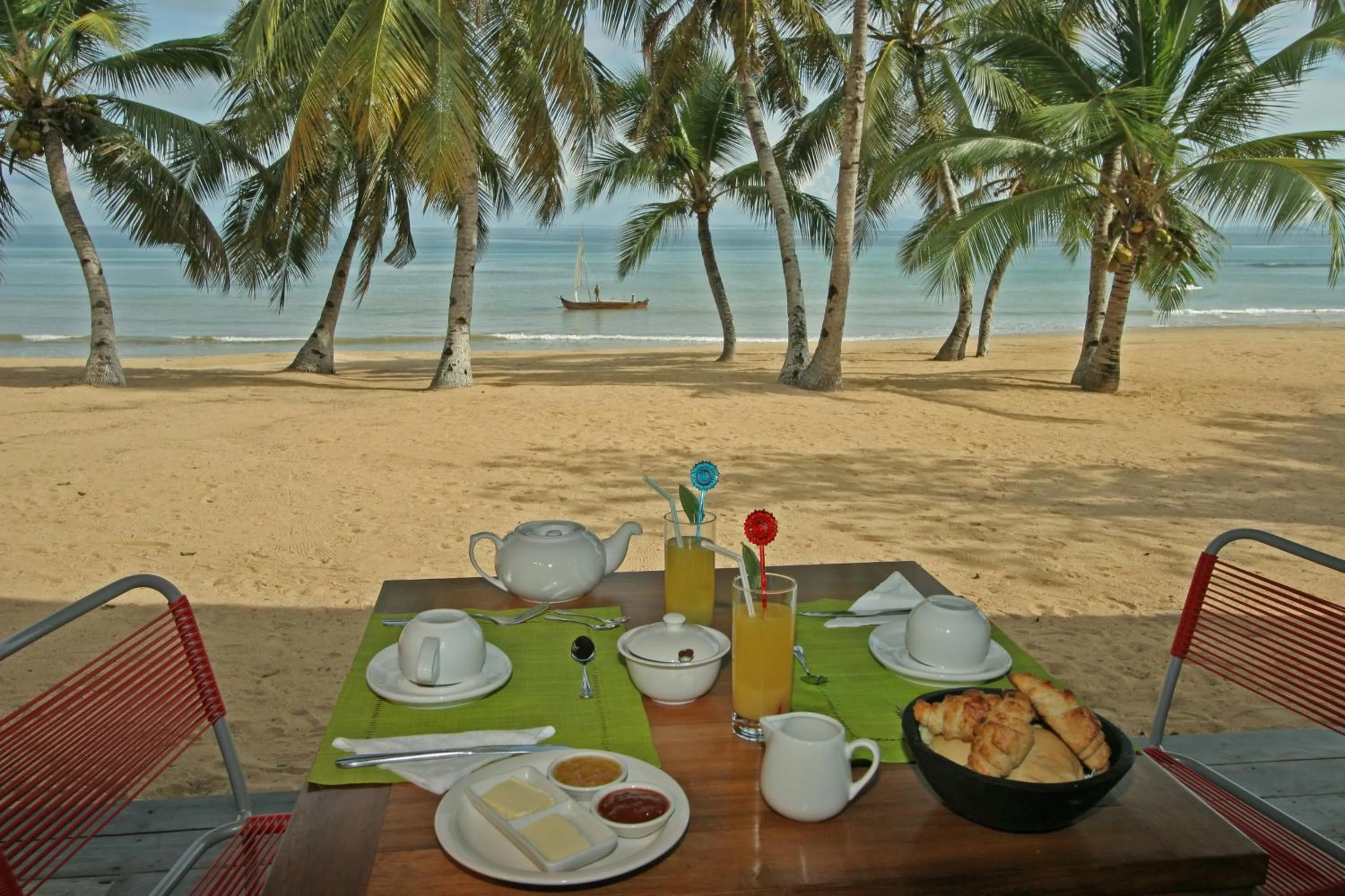 Sea view in Eden Lodge