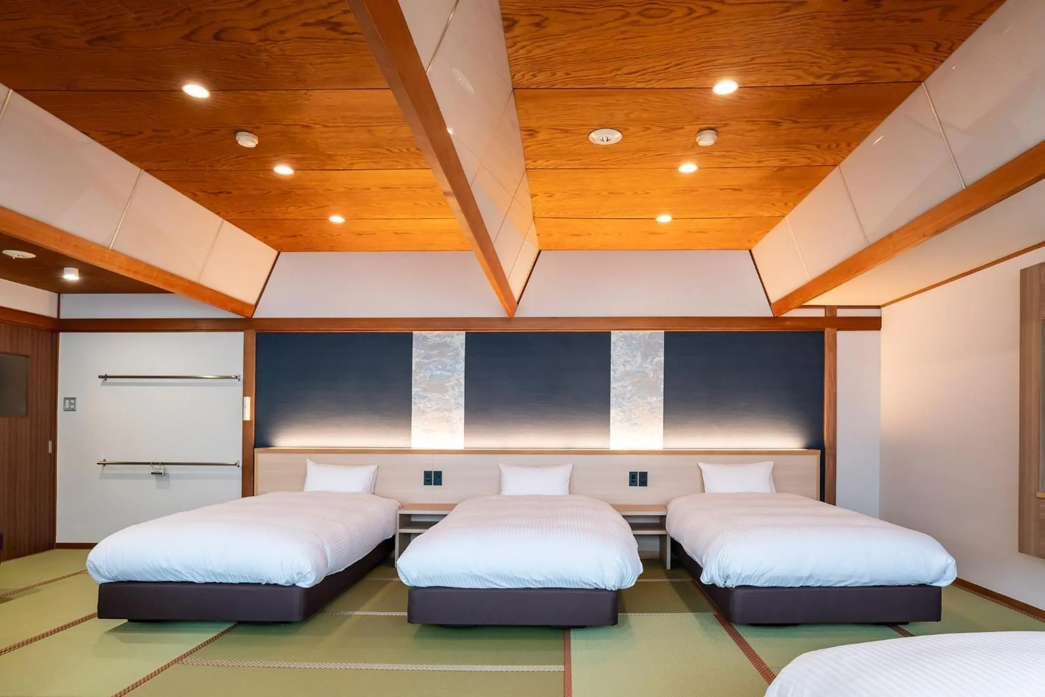 Photo of the whole room, Bed in Ooedo Onsen Monogatari Premium Kinosaki