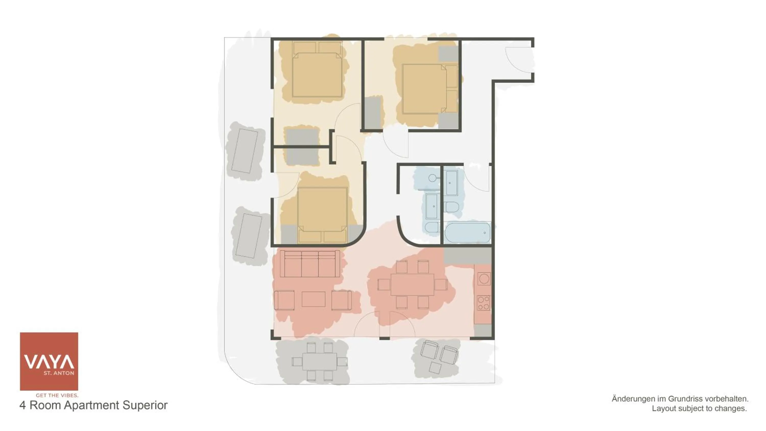 Floor plan in VAYA St Anton