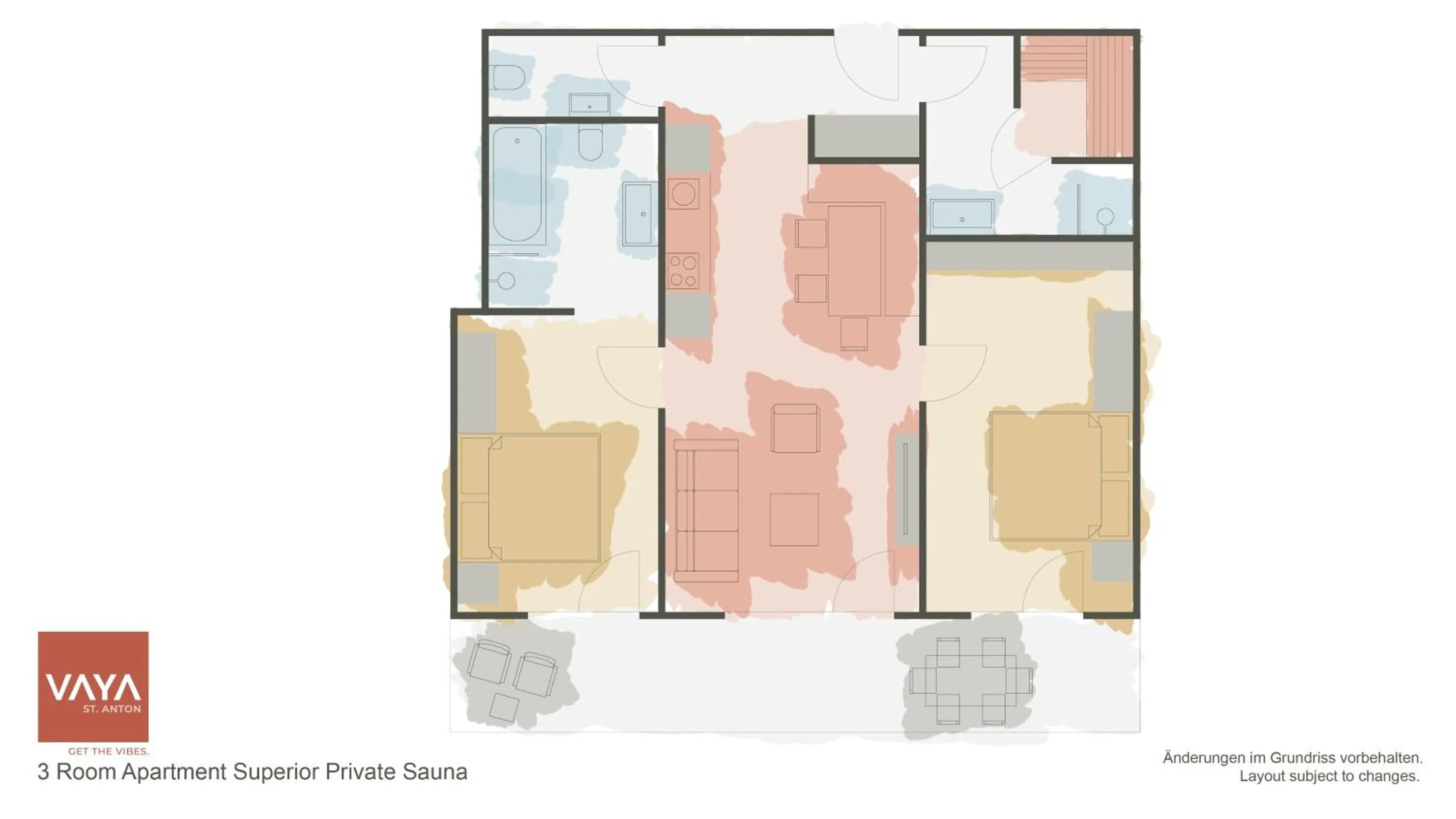 Floor plan in VAYA St Anton