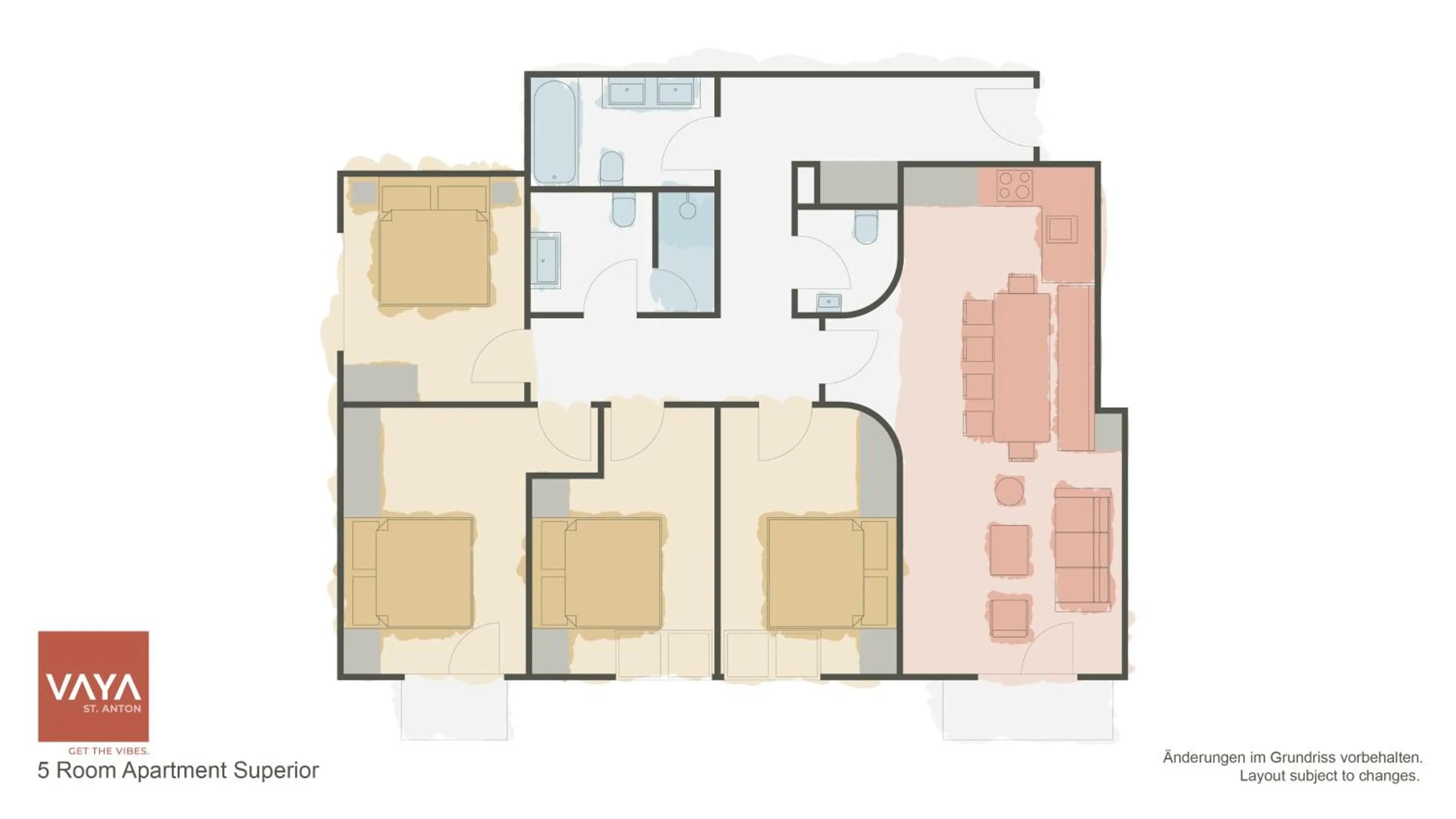 Floor plan in VAYA St Anton
