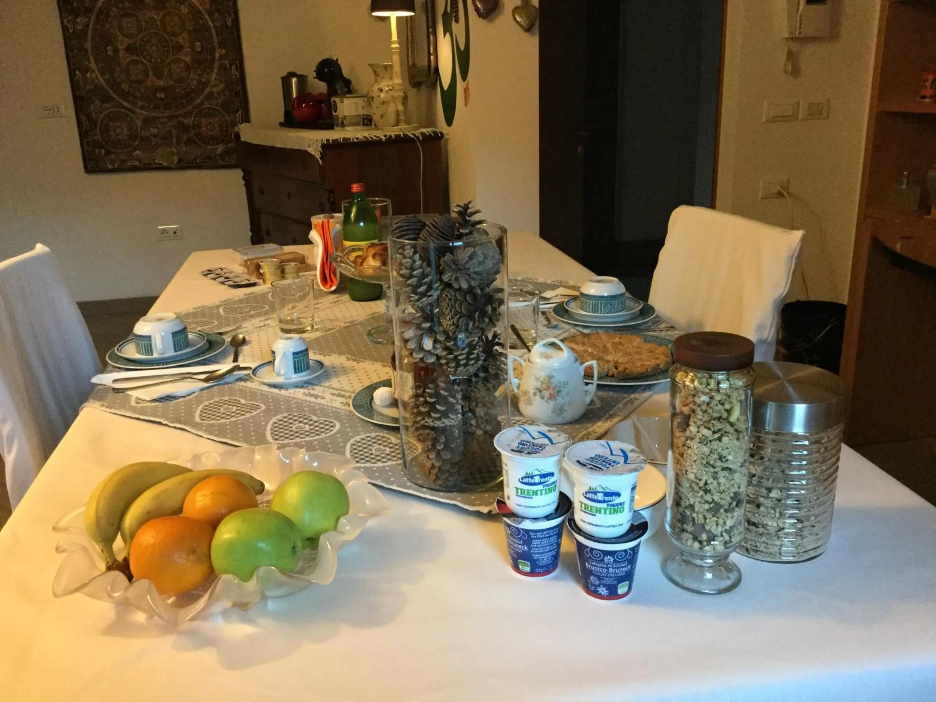 Food and drinks in BnB Trento