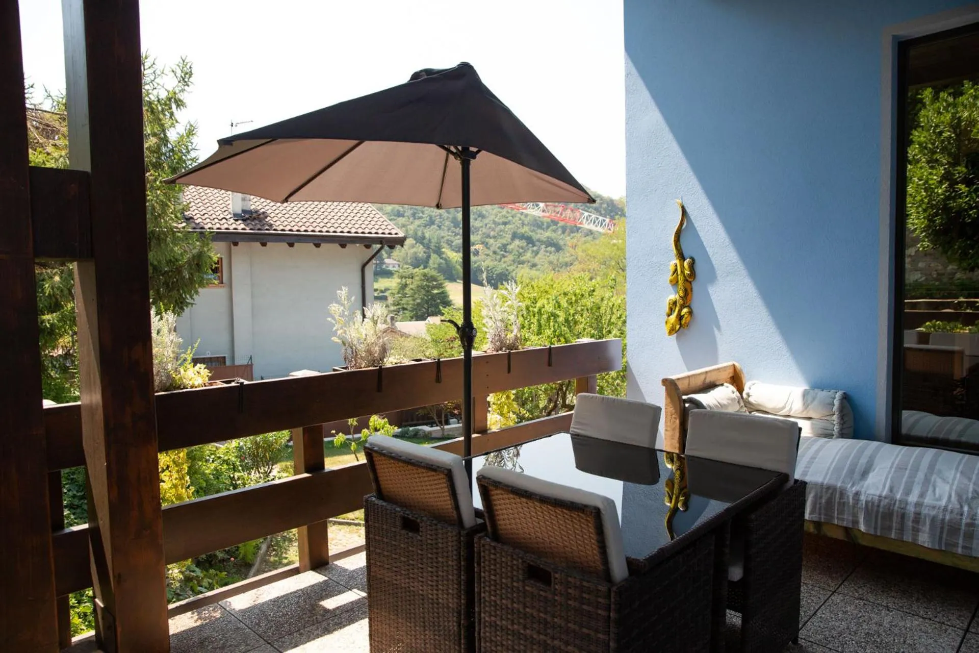 Balcony/Terrace in BnB Trento