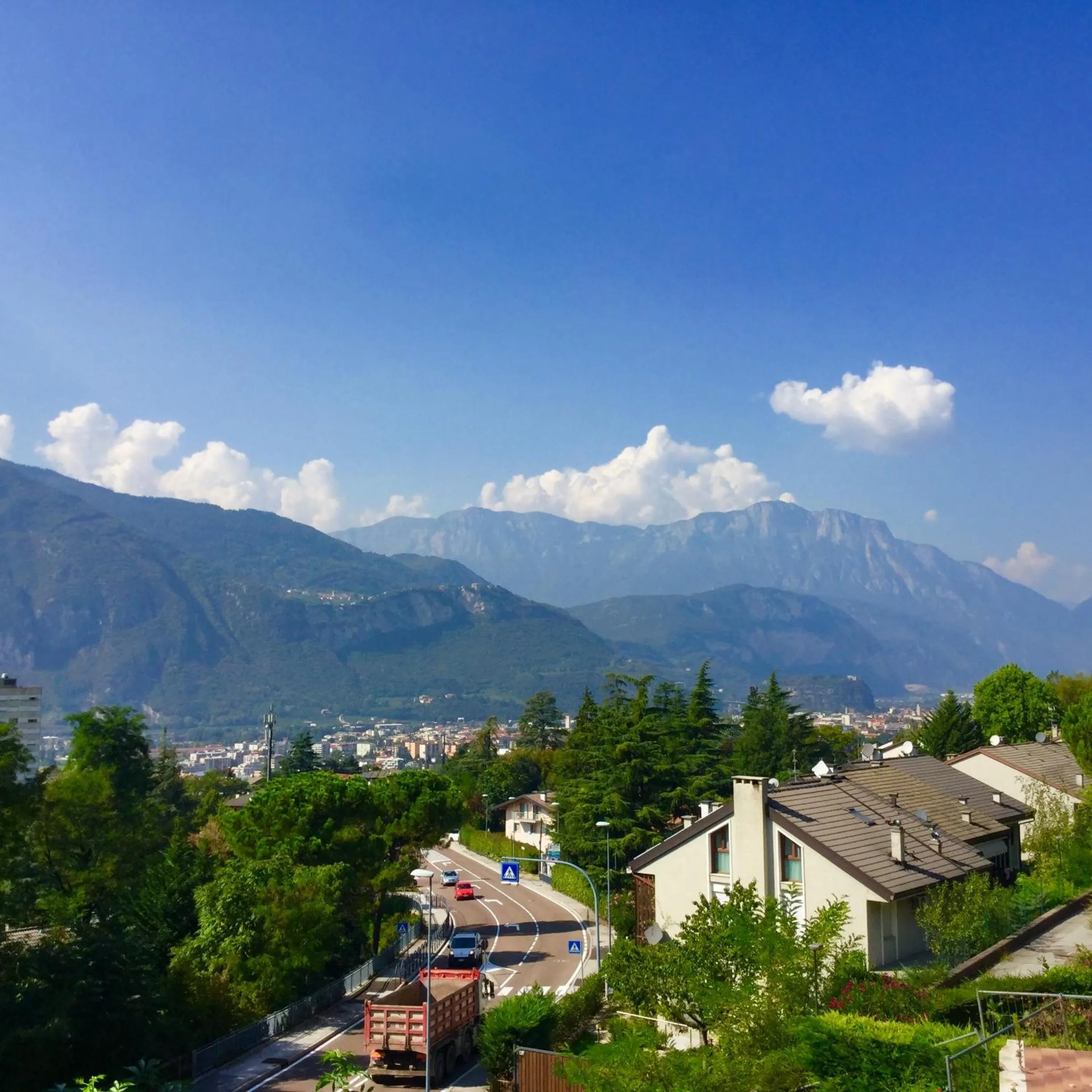 City view in BnB Trento