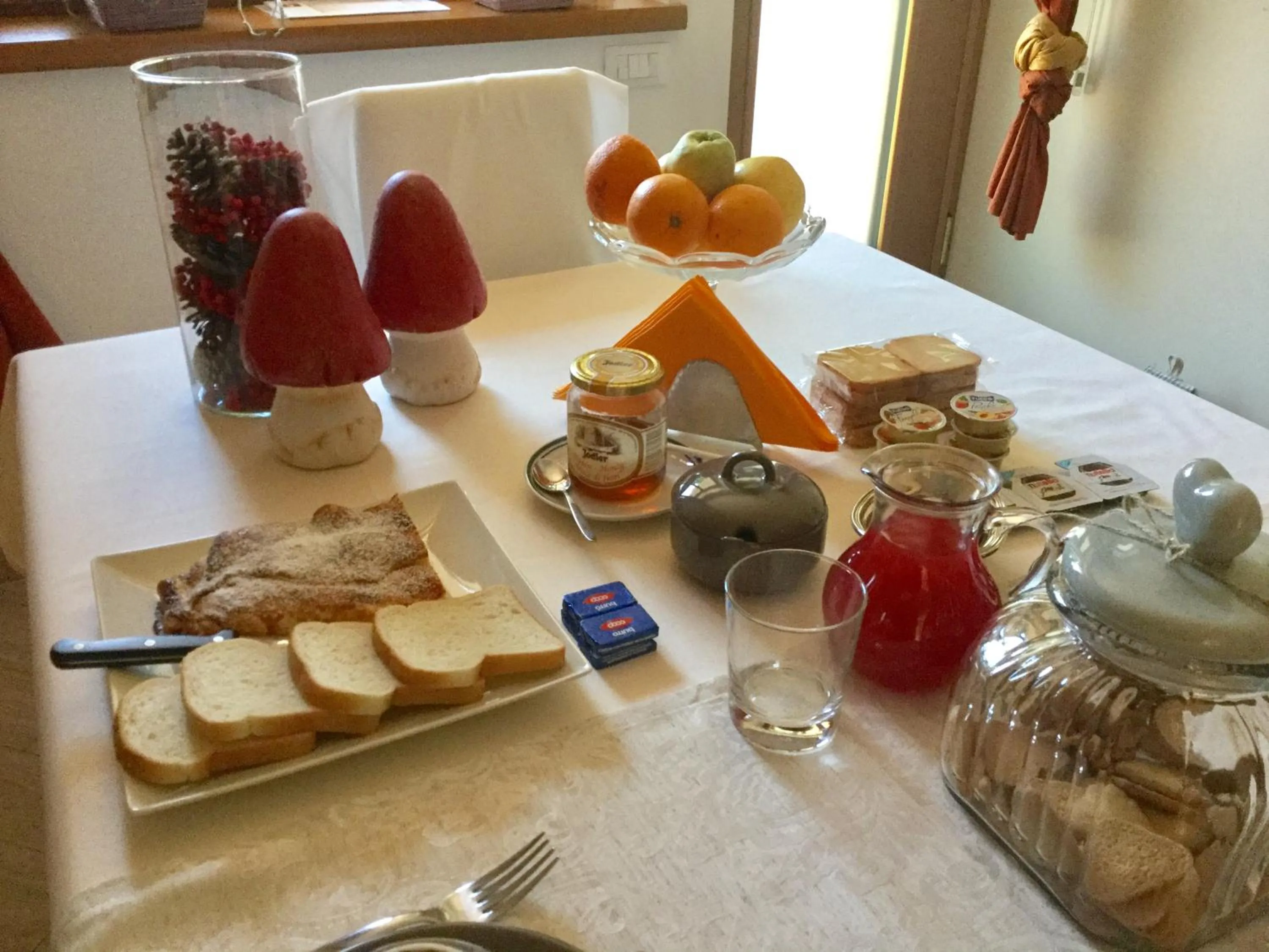 Food close-up in BnB Trento