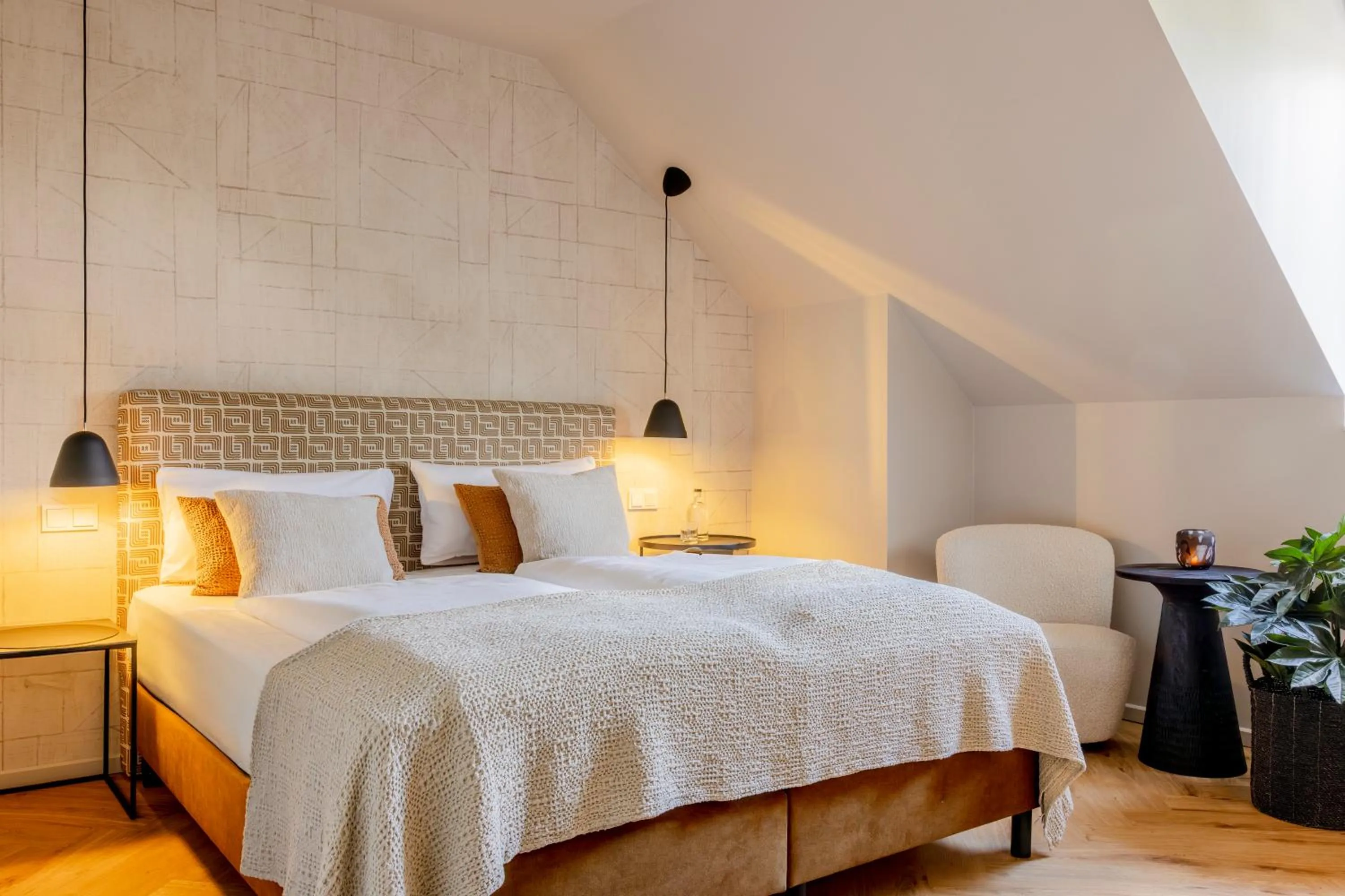 Bed in Gasthaus Stappen