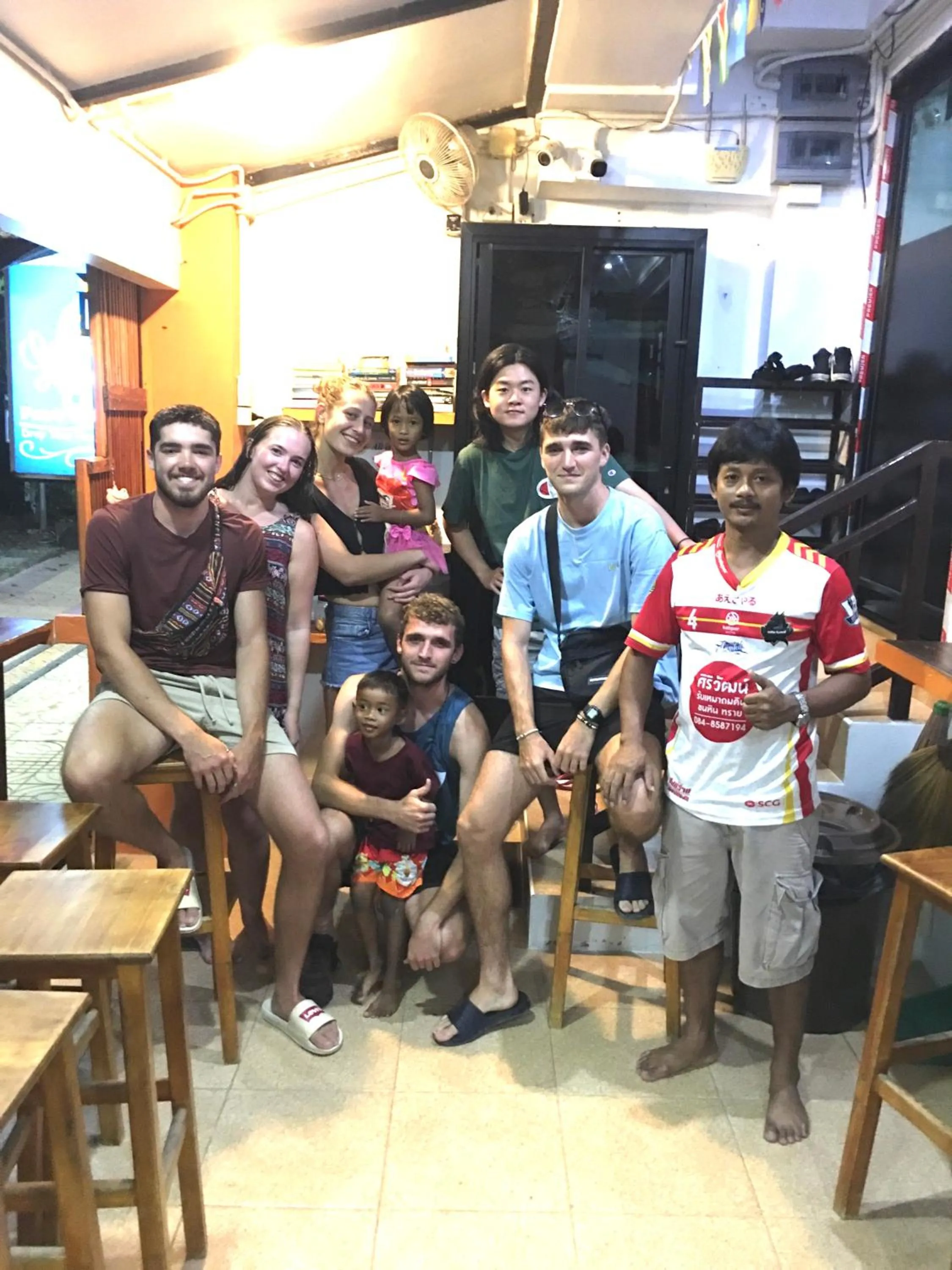 People in Voyagers Hostel