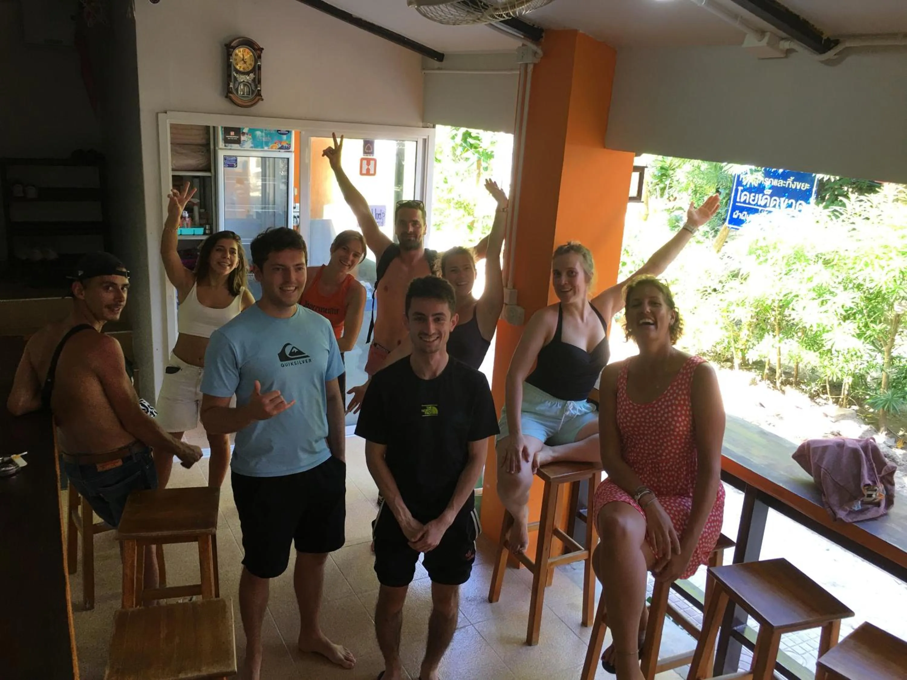 People in Voyagers Hostel