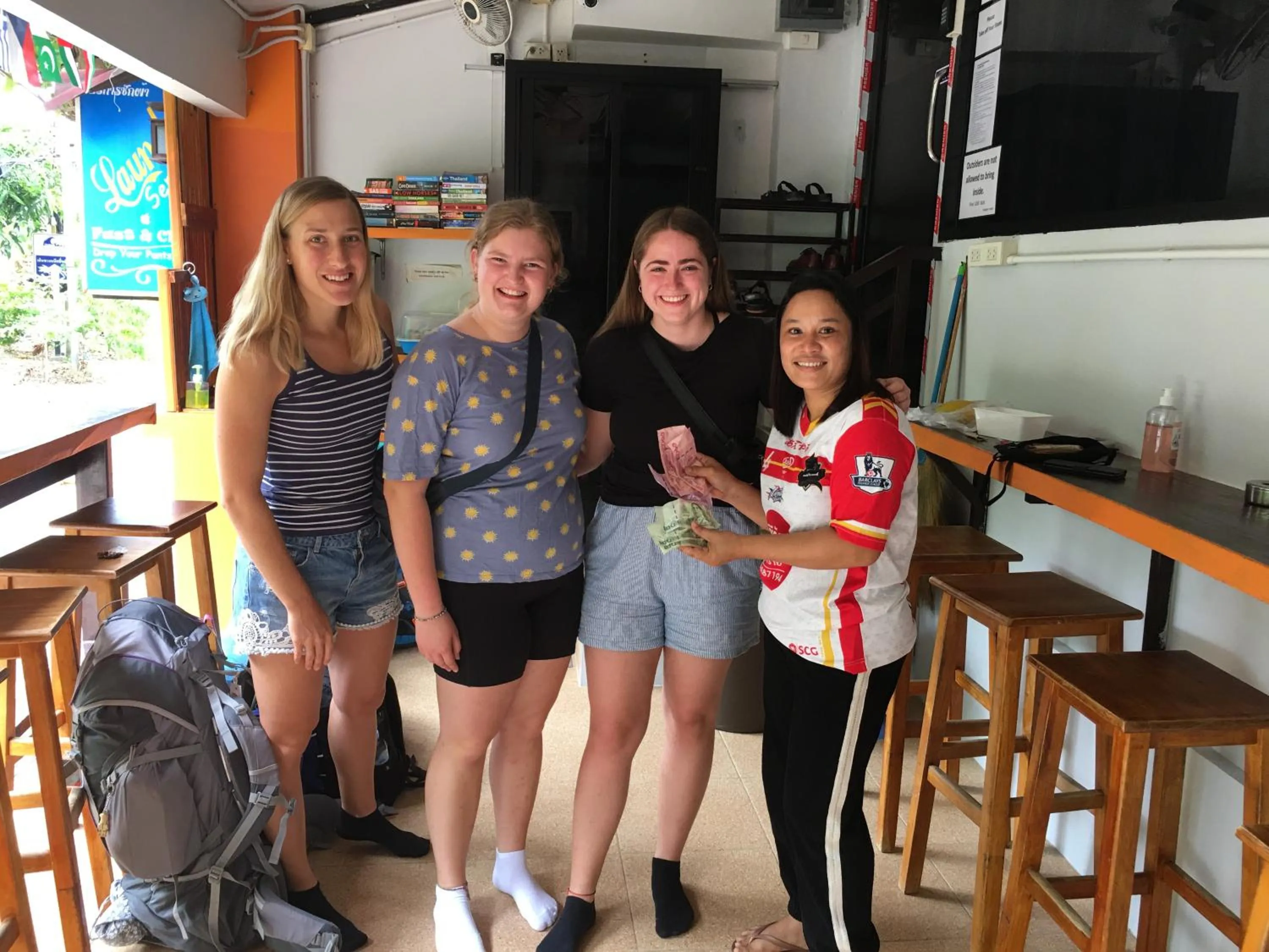 People in Voyagers Hostel