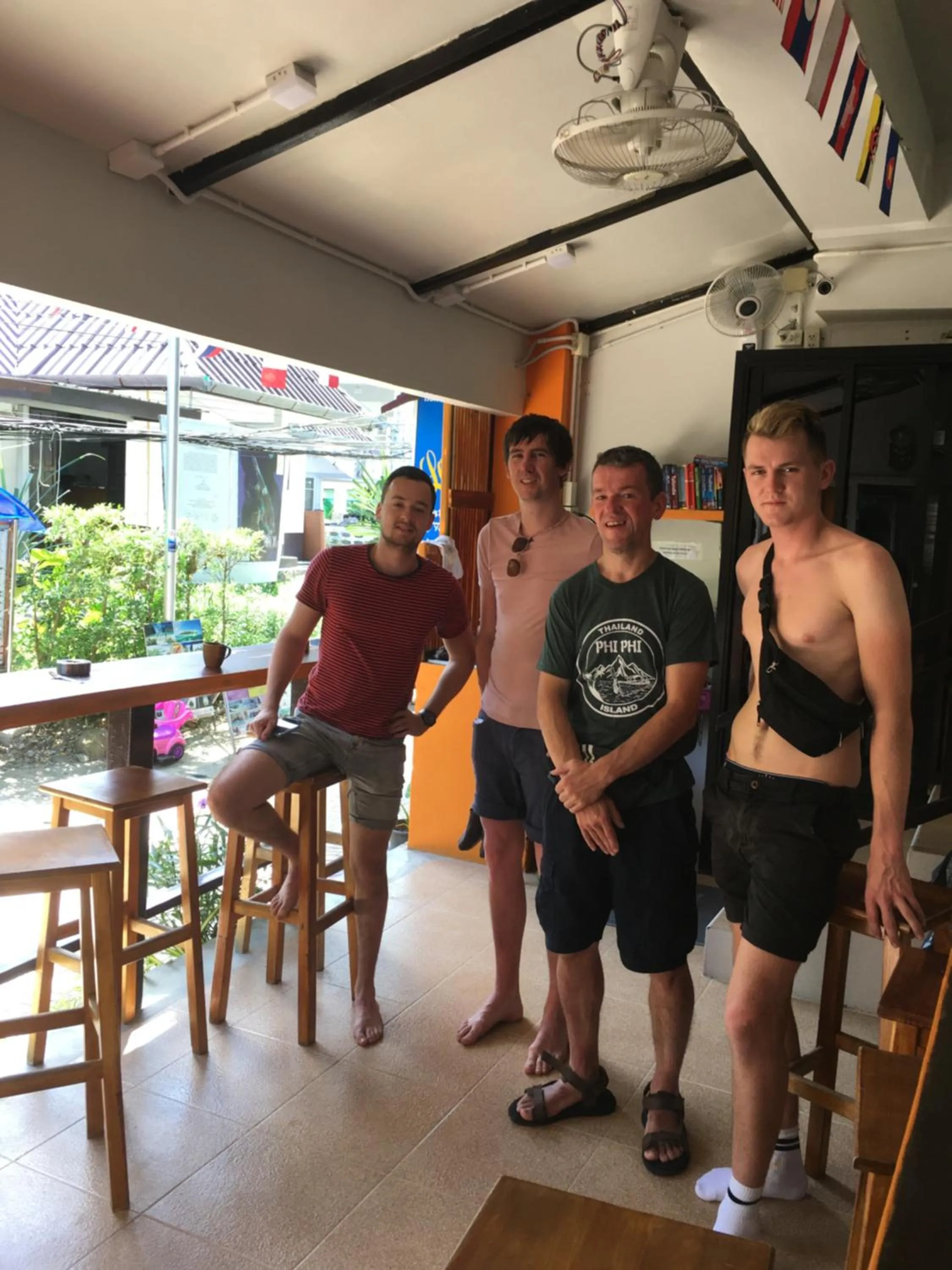 People in Voyagers Hostel