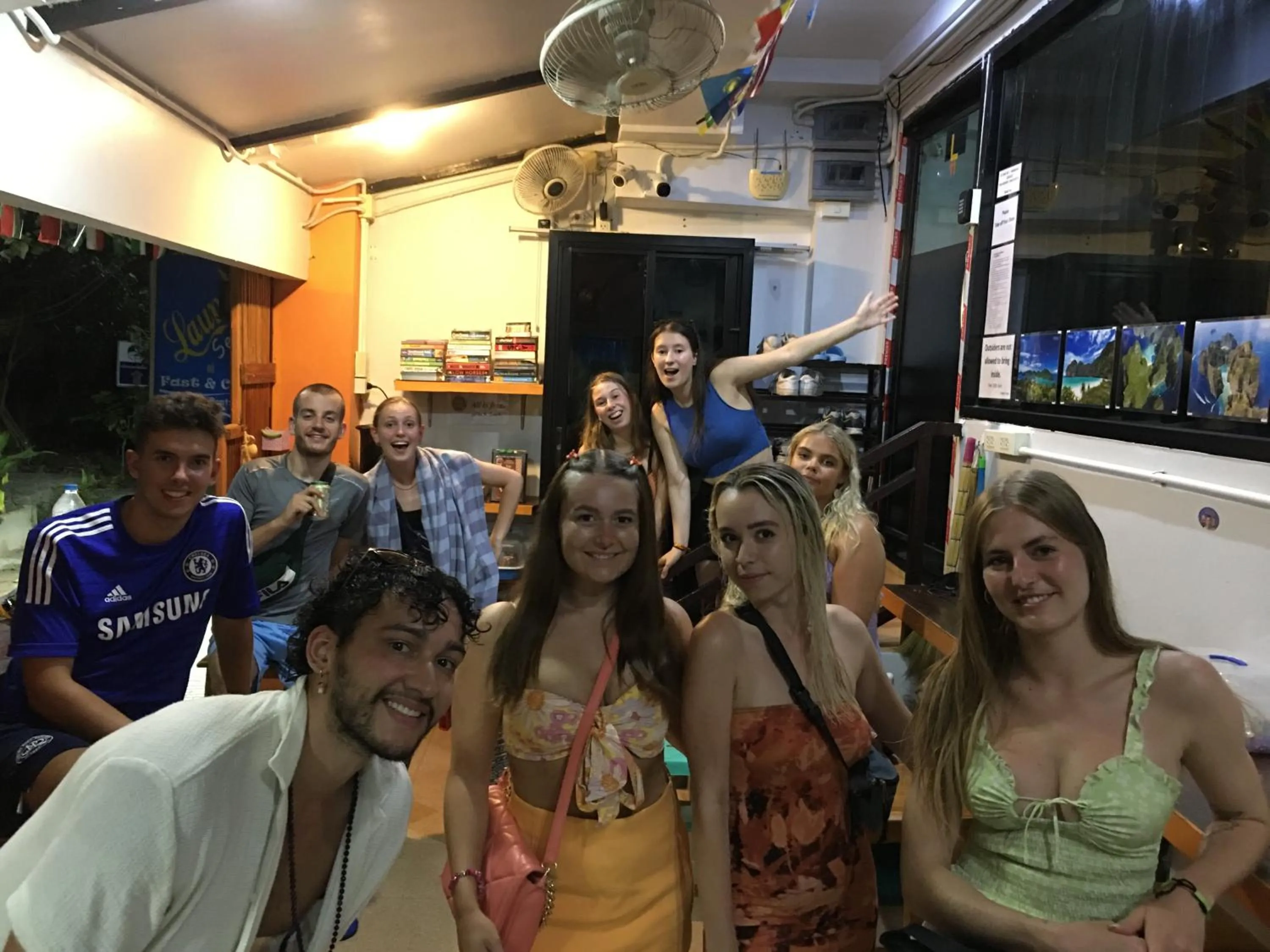 People in Voyagers Hostel