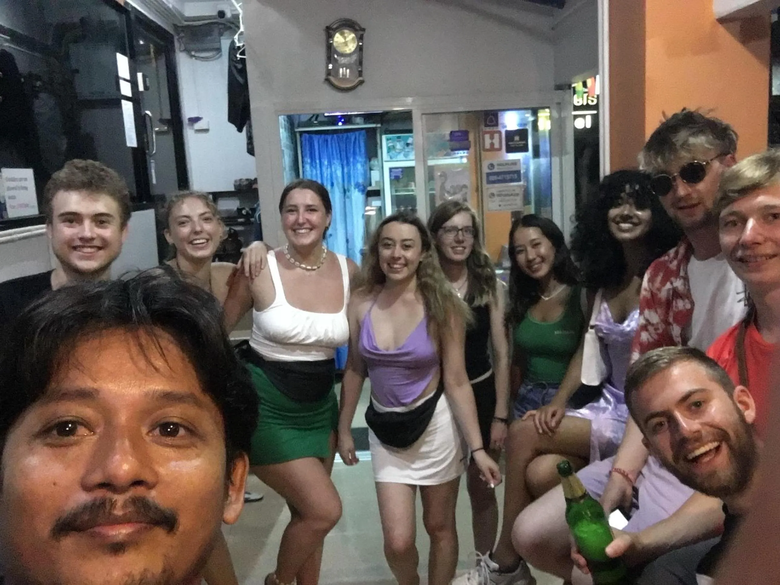 People in Voyagers Hostel