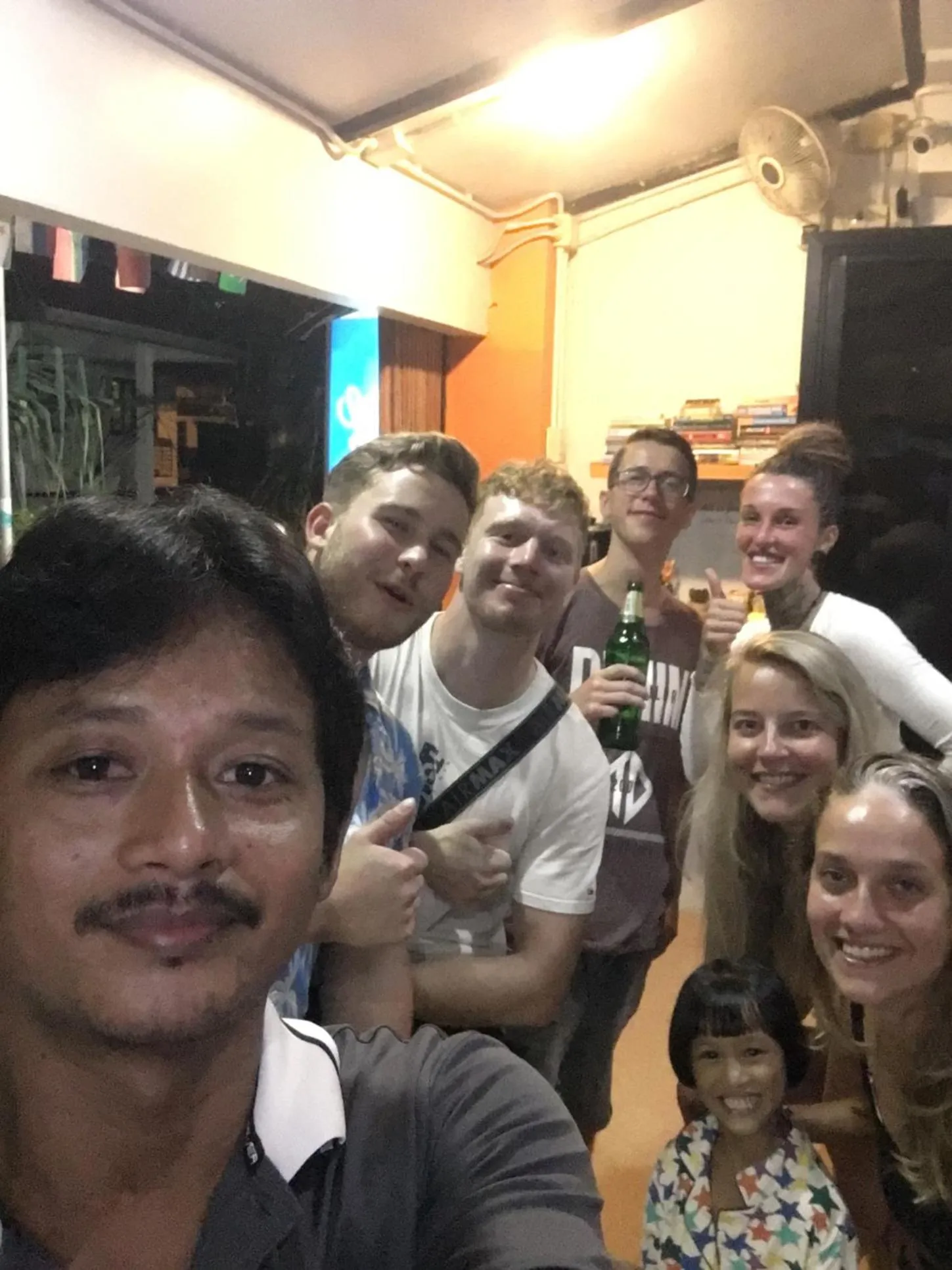 People in Voyagers Hostel