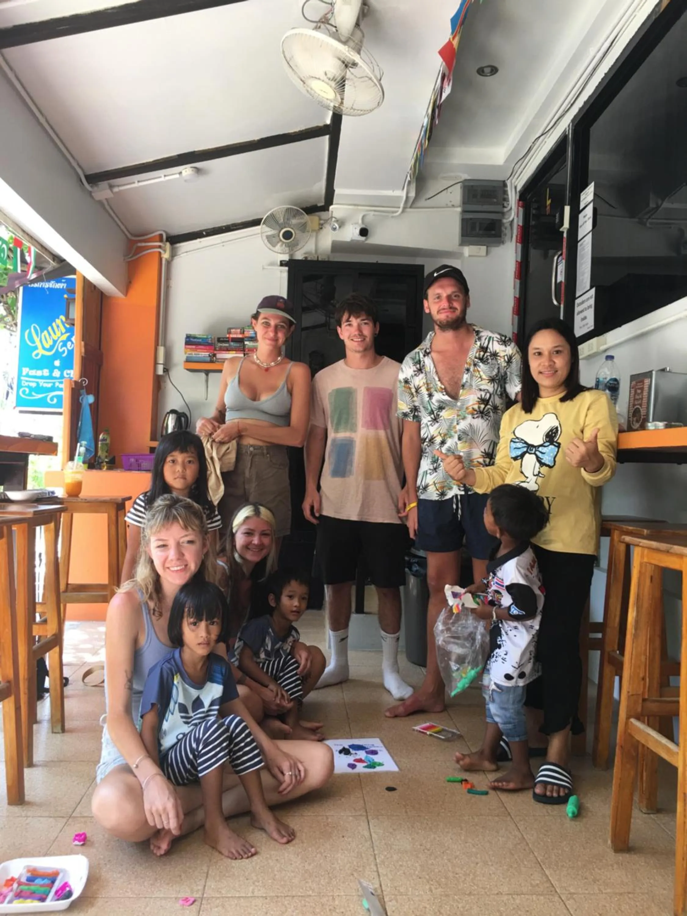 People in Voyagers Hostel