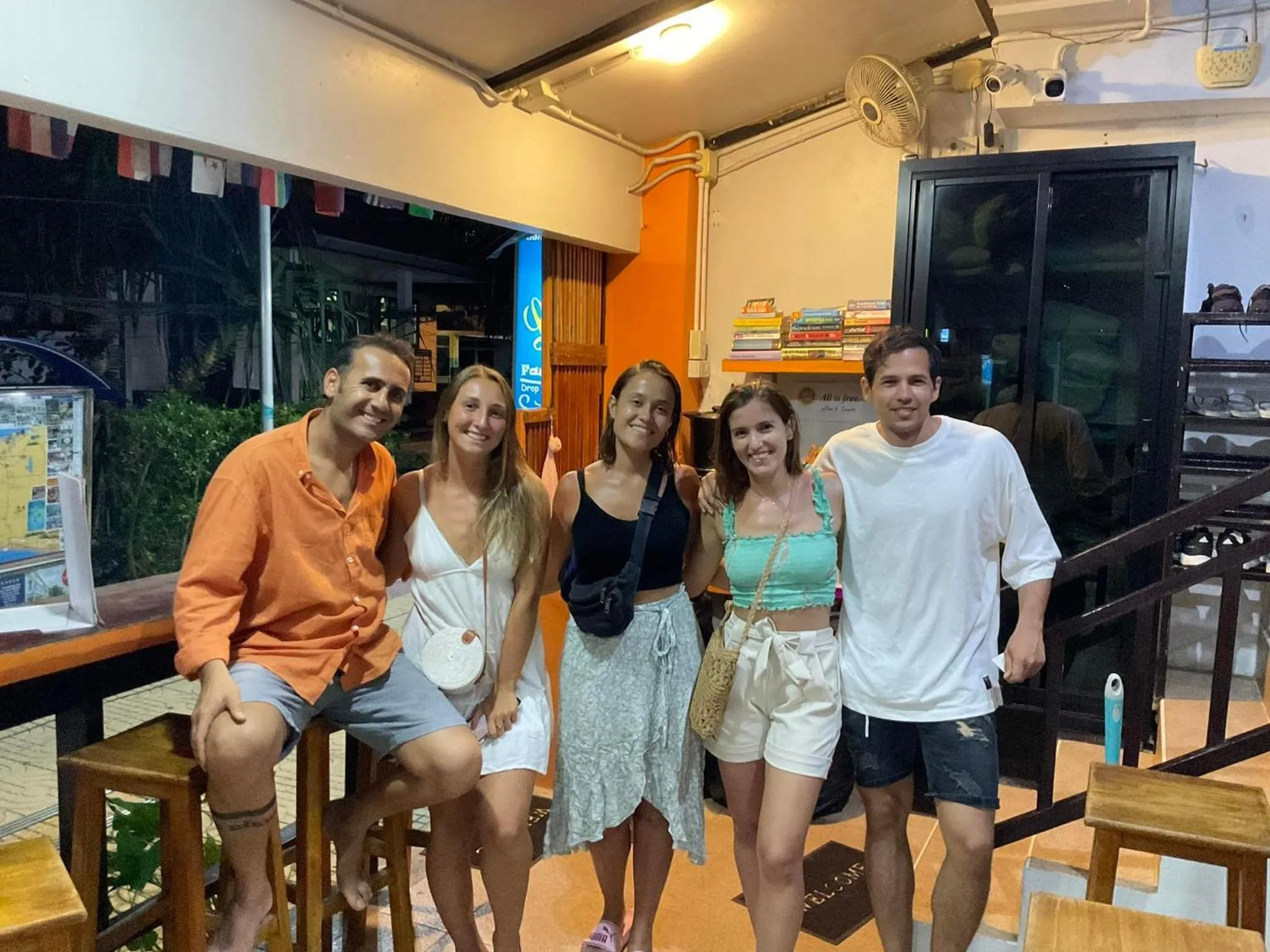 People in Voyagers Hostel