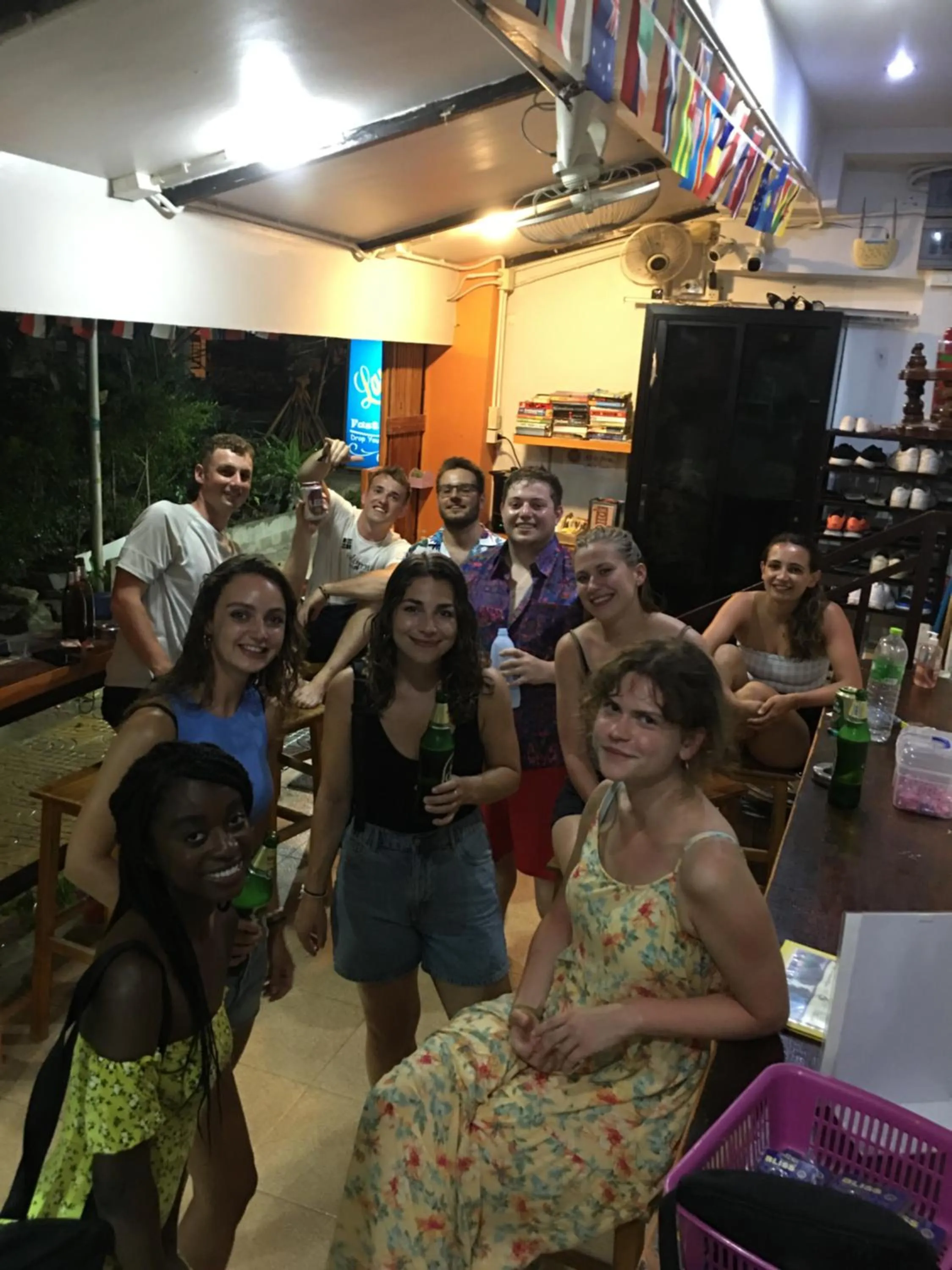 People in Voyagers Hostel