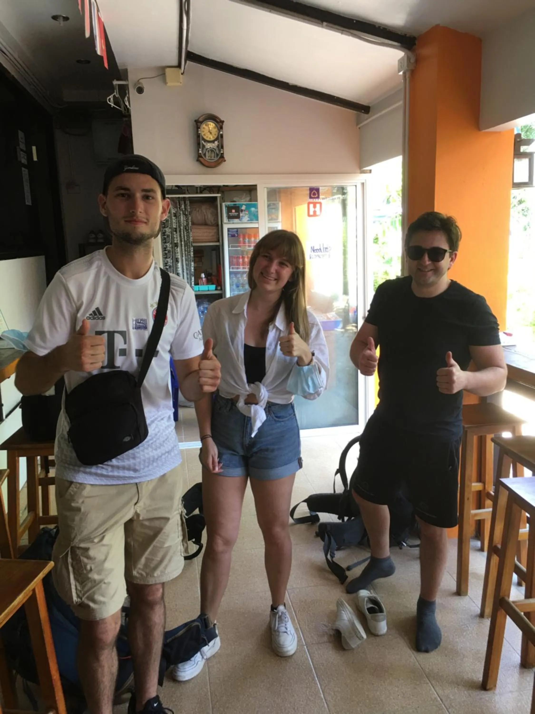 People in Voyagers Hostel