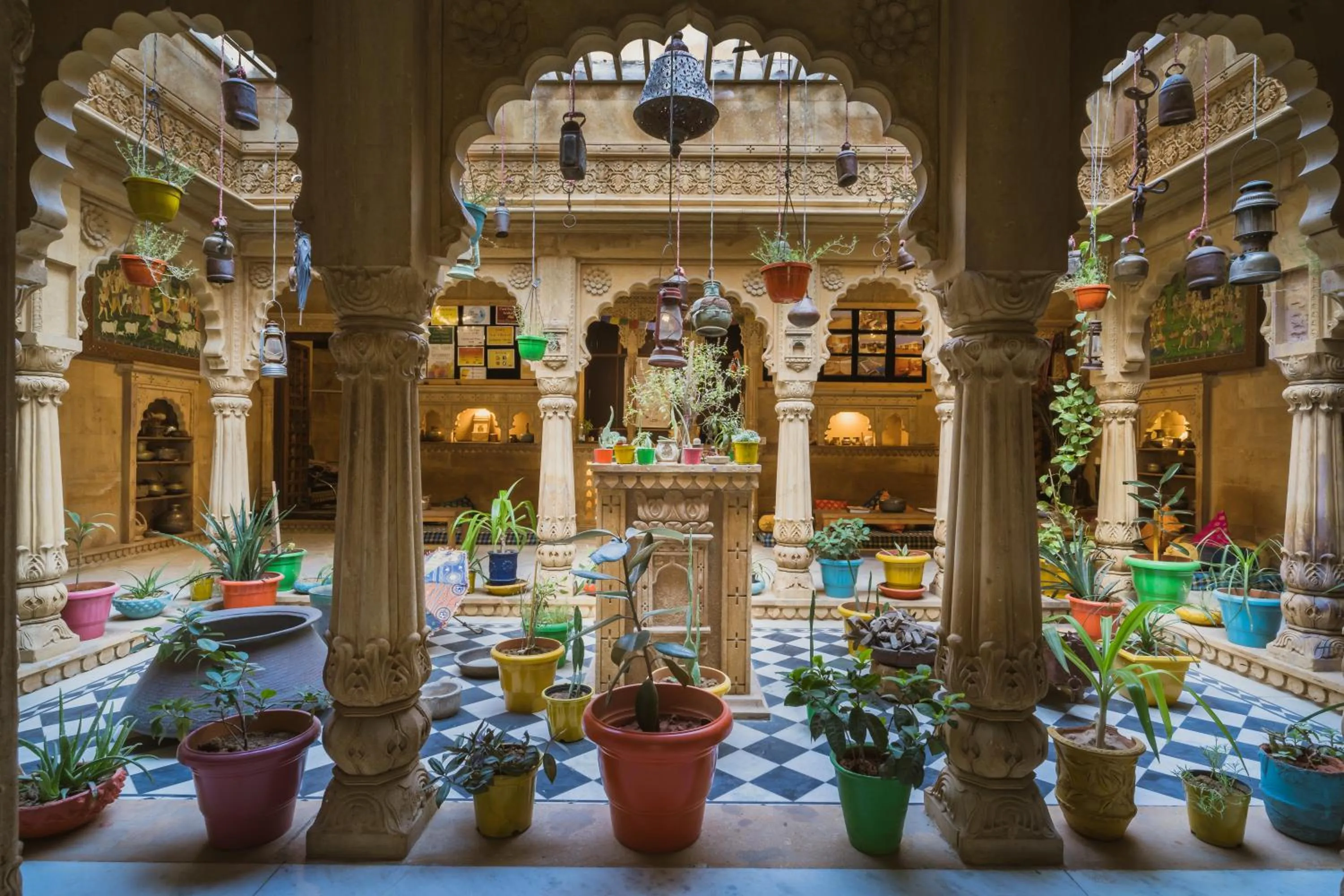 Patio in Moustache Jaisalmer