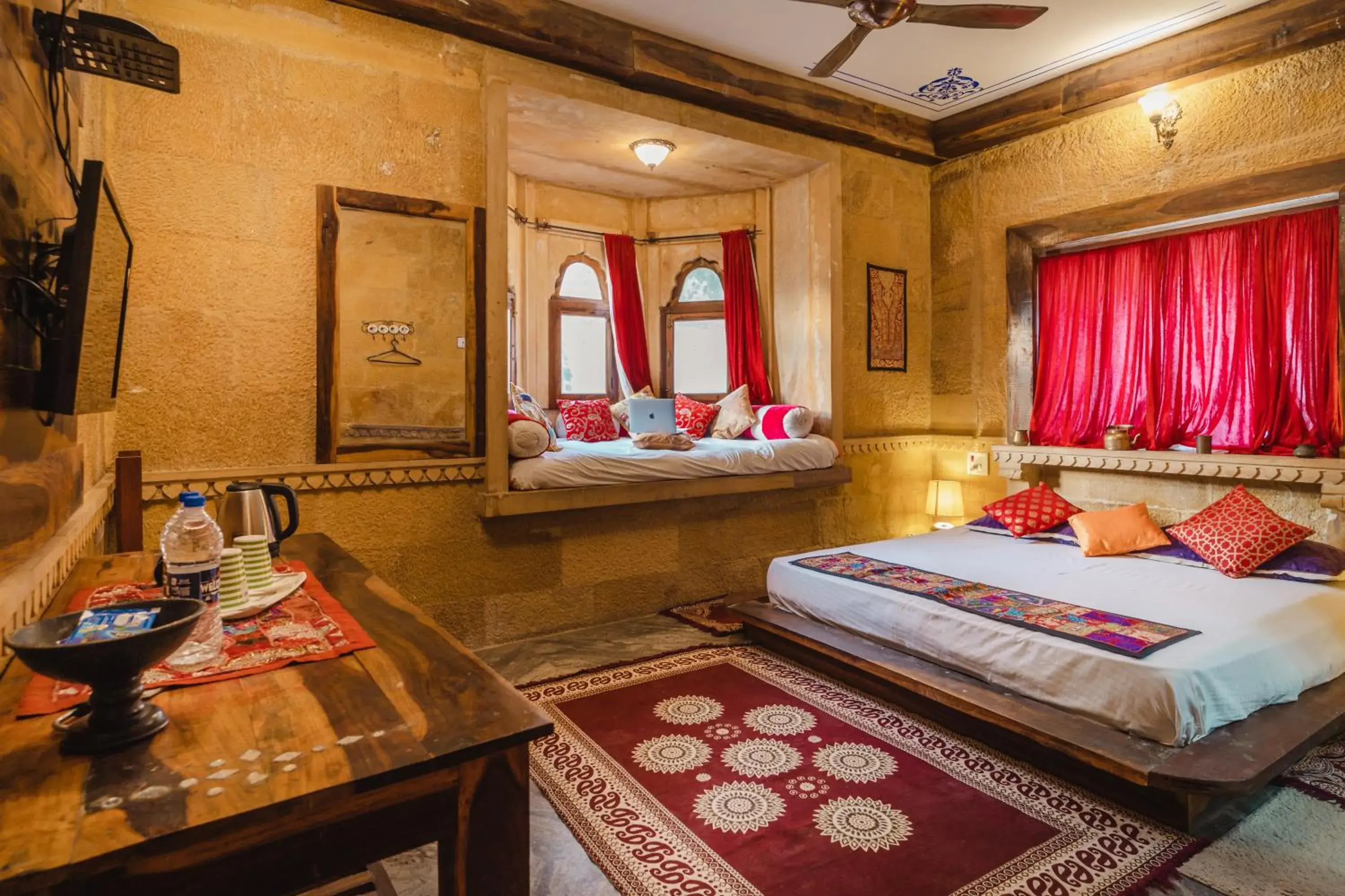 TV and multimedia, Bed in Moustache Jaisalmer TV and multimedia, Bed in Moustache Jaisalmer