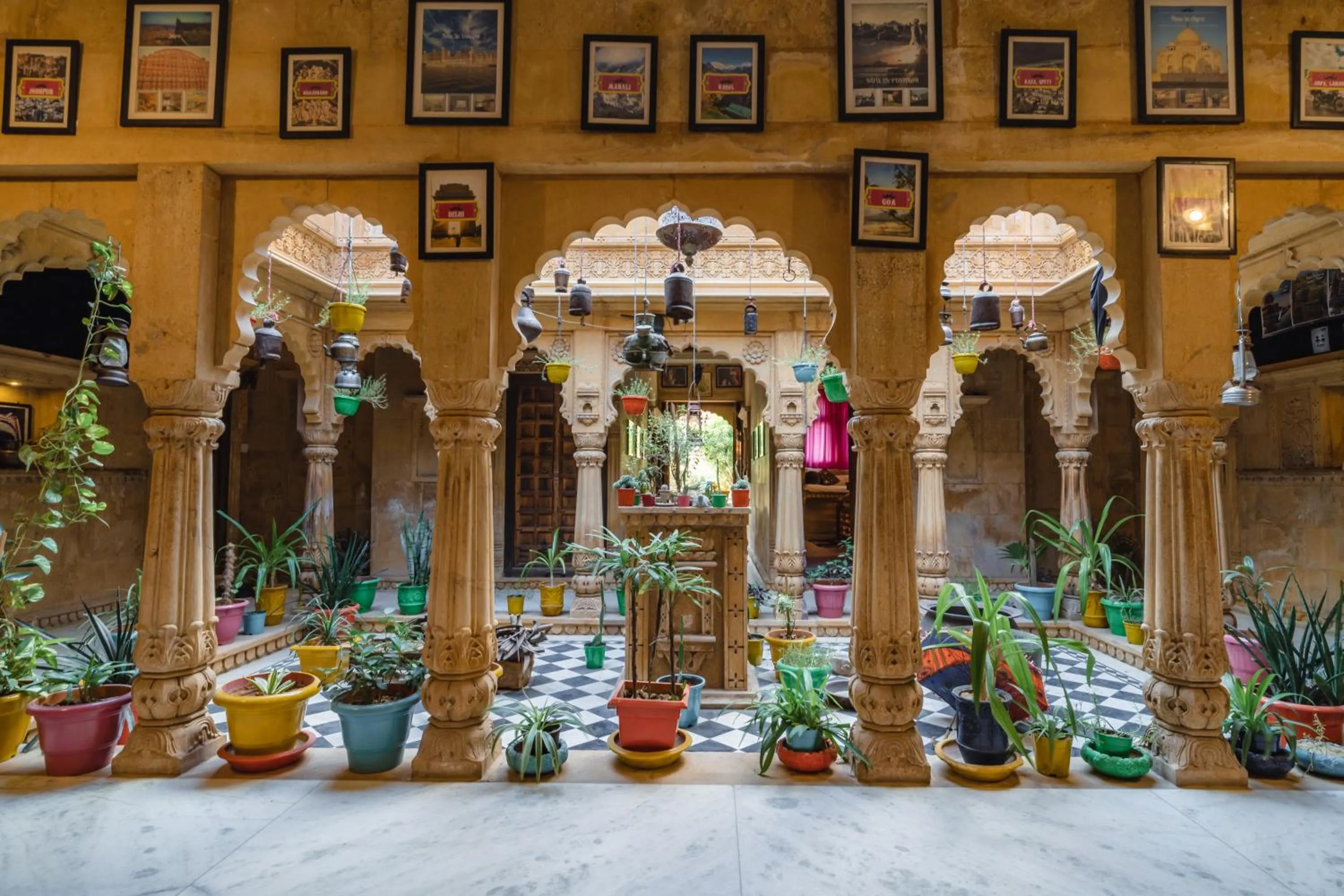 Patio in Moustache Jaisalmer
