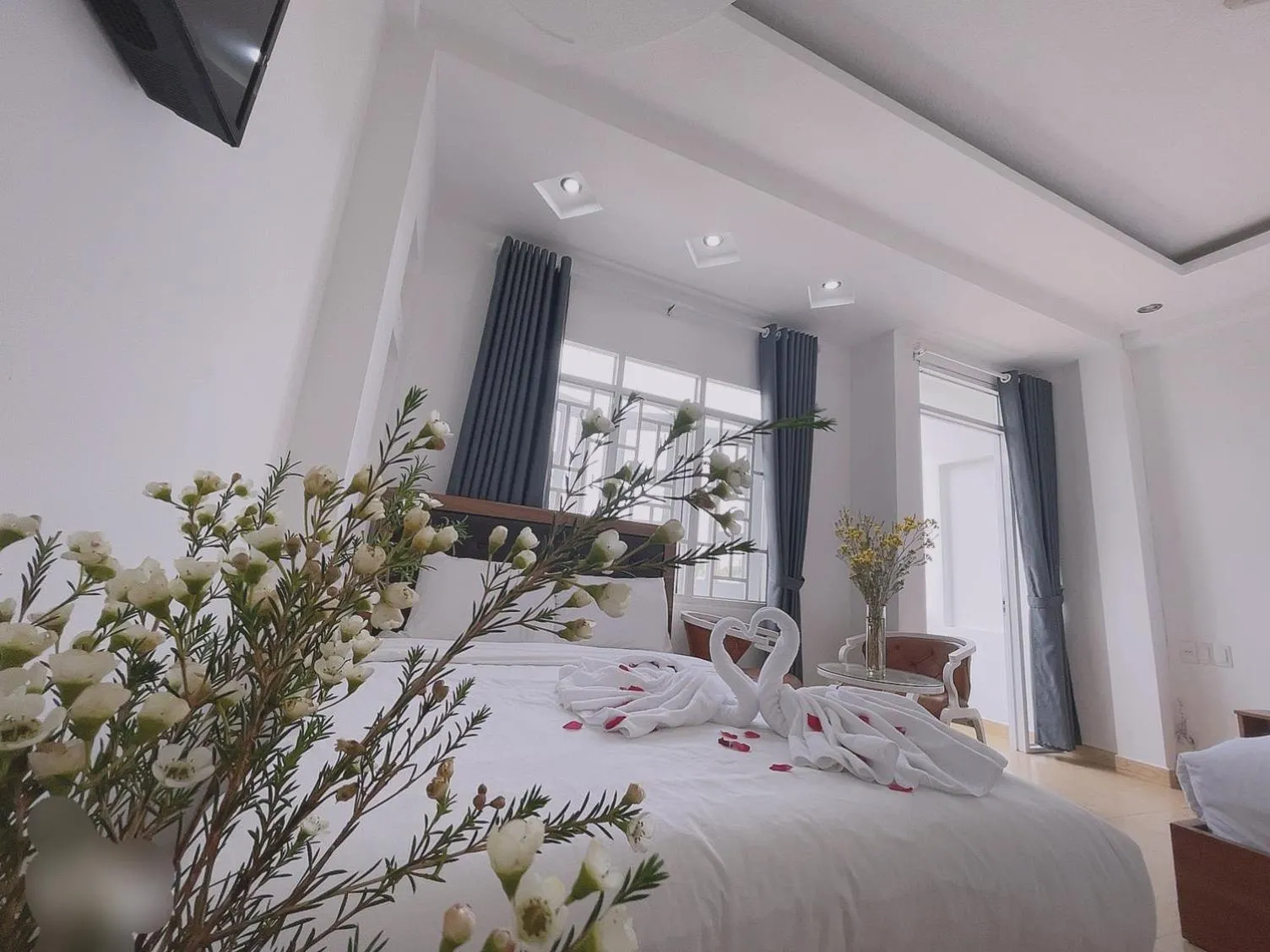 Bed in Phuong Vy Hotel