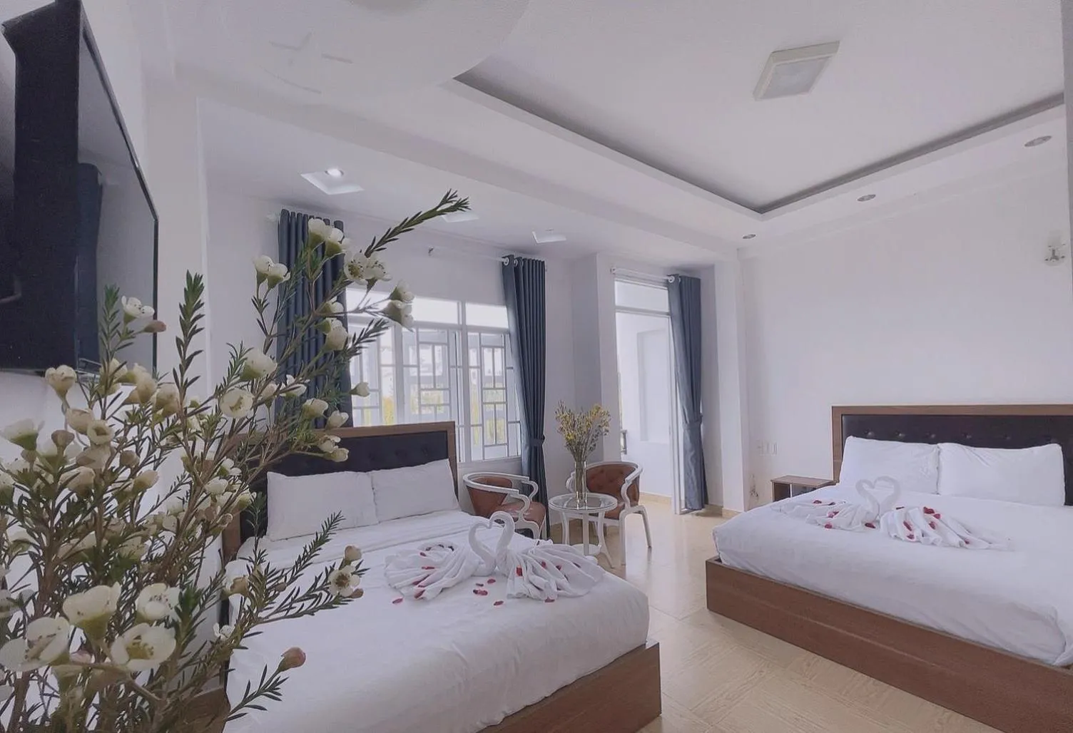 Bed in Phuong Vy Hotel