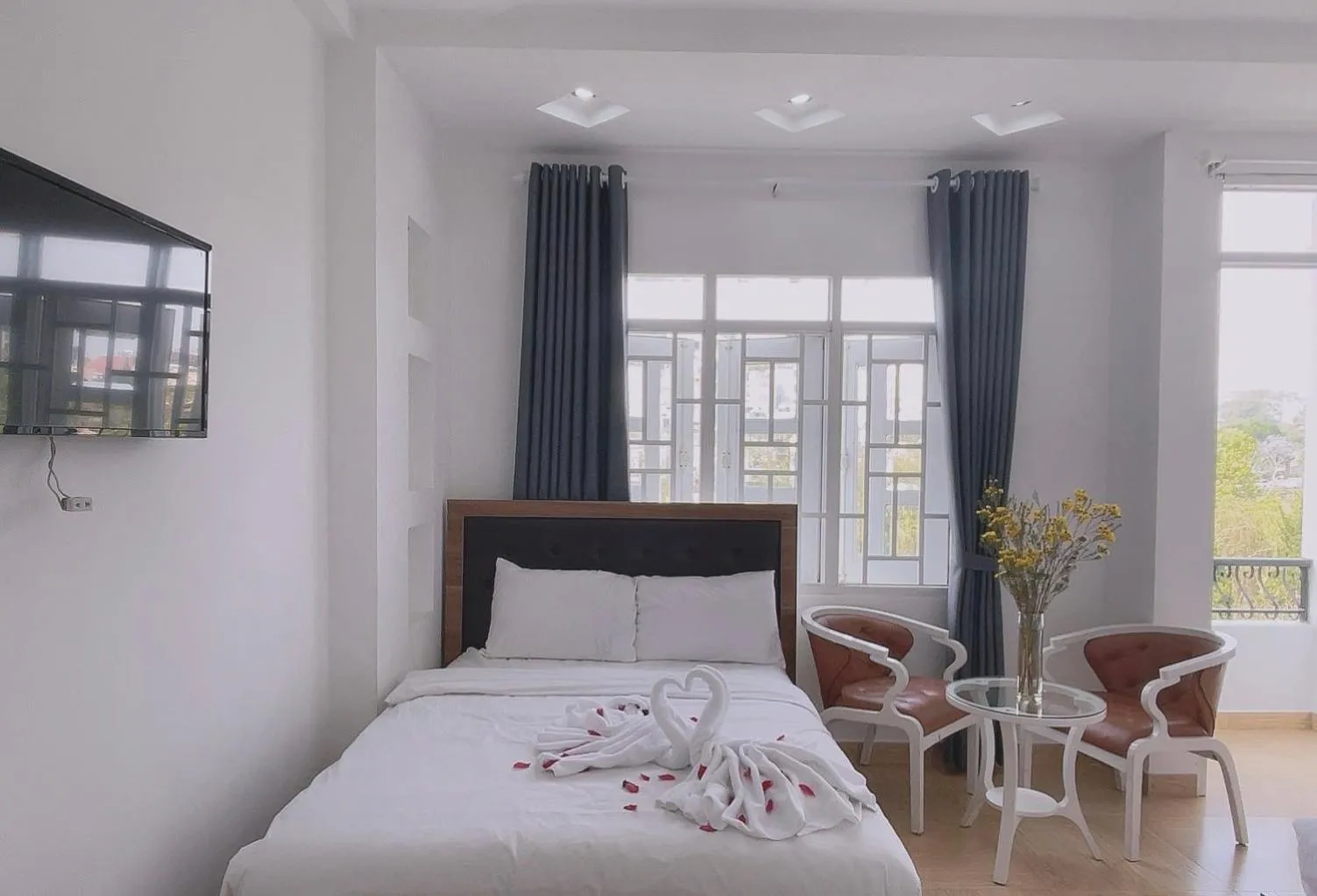 Bed in Phuong Vy Hotel