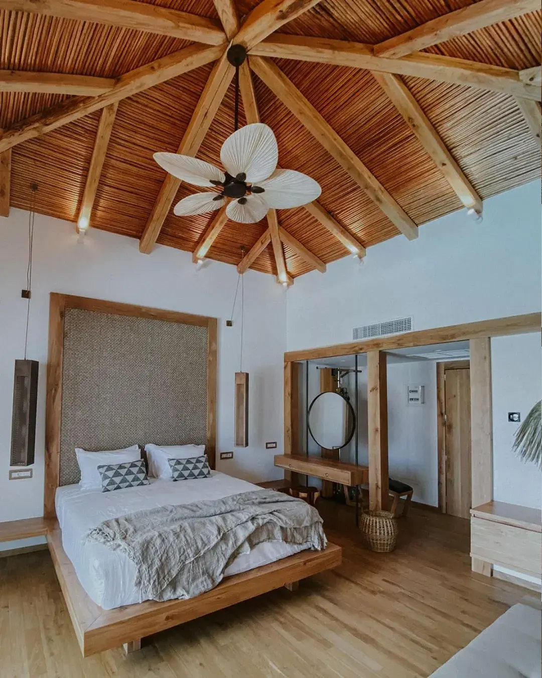 Bed in Stella Island Luxury Resort & Spa (Adults Only) Bed in Stella Island Luxury Resort & Spa (Adults Only)