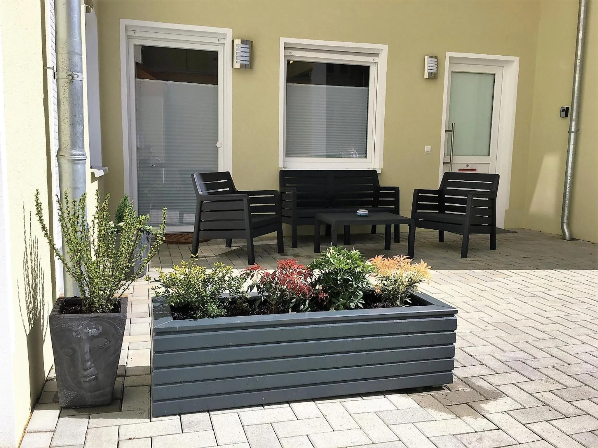 Balcony/Terrace in City Apartment Jena