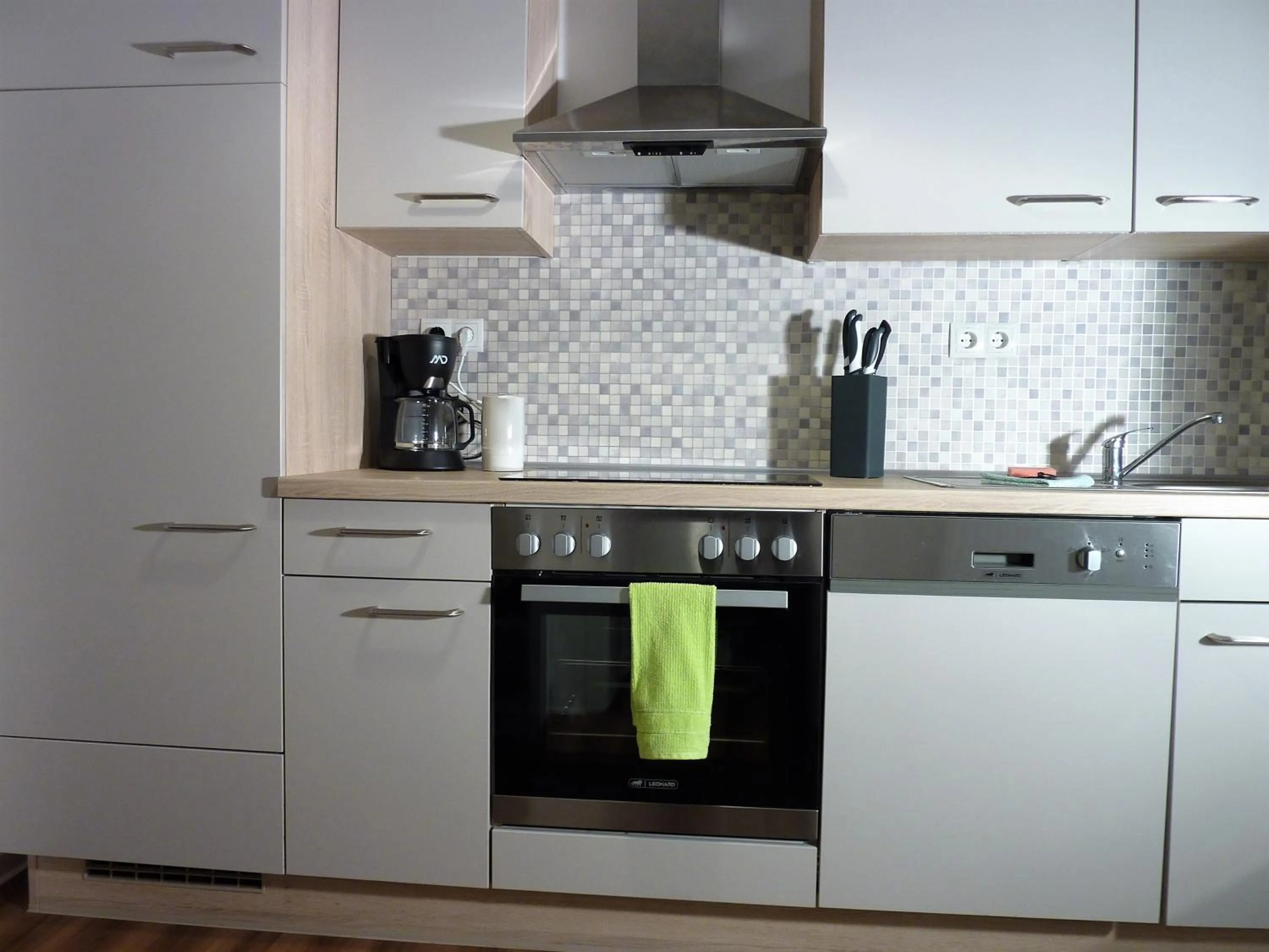 Kitchen or kitchenette in City Apartment Jena
